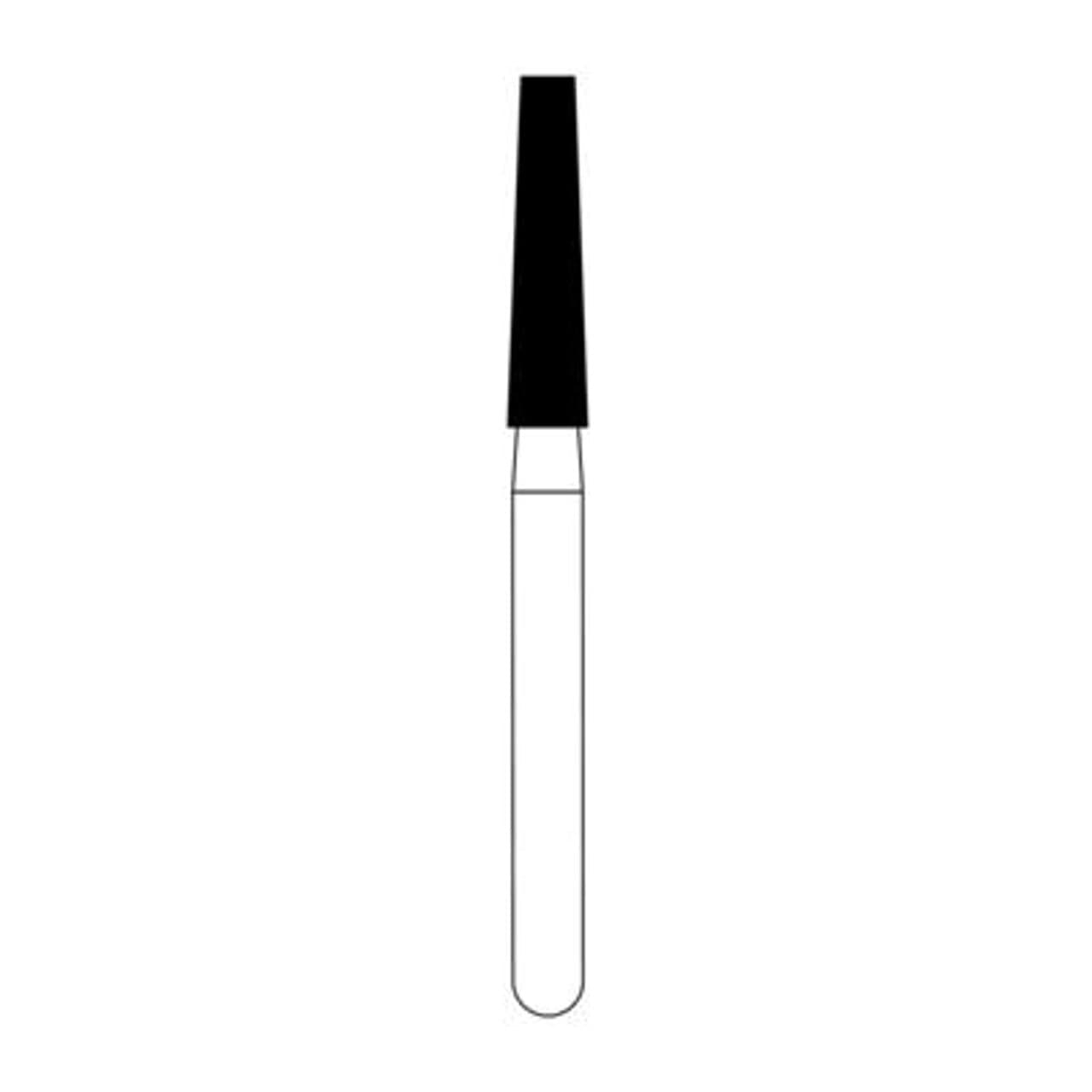 NTI FG Diamond Bur, Medium Grit, Modified Shoulder Taper, #847KR-018 (M847KR-018), 1.8 mm Diameter, 8.0 mm Length, Friction Grip, 5/Pkg thumbnail 2