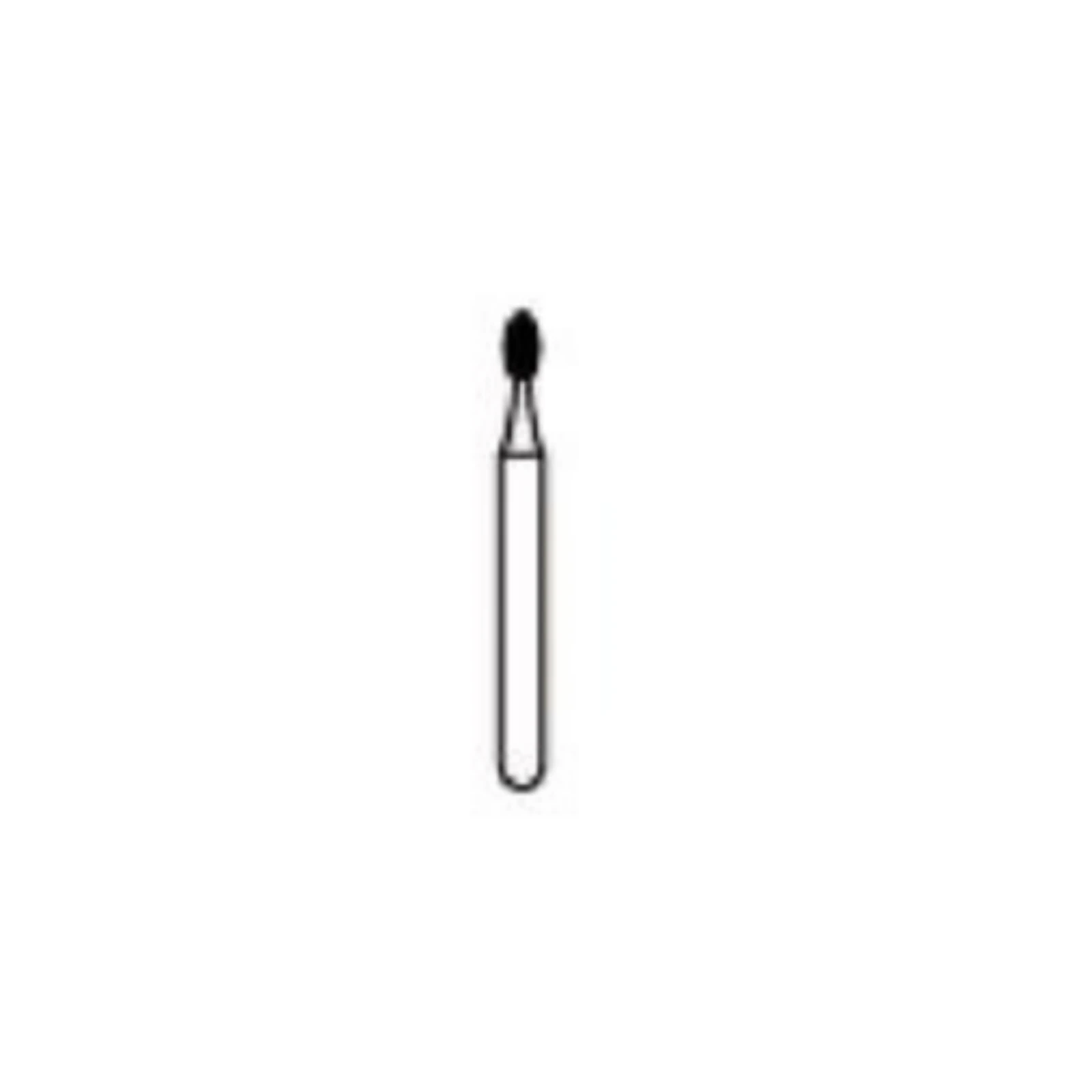 NTI Diamond Bur FG Coarse Football #379-012 (C379-012), 1.2 mm Diameter, 2.8 mm Length, 5/Pk thumbnail 2