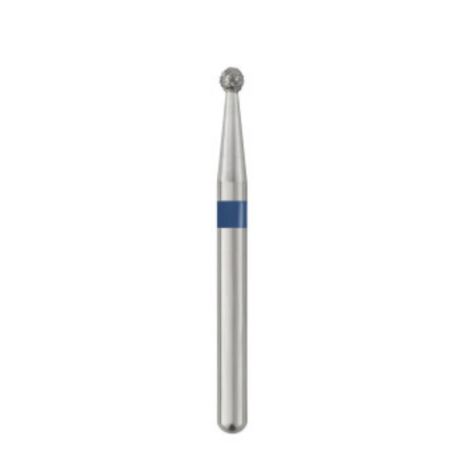 SS White Piranha Single-Use Diamond Bur, FG Round, Medium Grit, #801-013M, 25/Pk - 801-013M FG Round Piranha Diamond (25) - Image 1