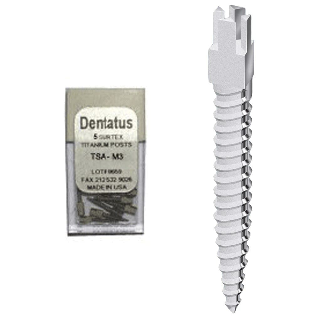 Dentatus Surtex Classic Titanium Post Refill, Medium 1 (M1), 1.05 mm x 9.3 mm, 12/Pack, TST-M1 thumbnail 4
