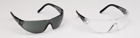 ProVision Contour Wraps Eyewear, Black Frame/Clear Lens, Single Pair - ProVision Contour Wraps Eyewear Black Frame/Clear Lens - Image 1