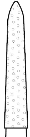Two Striper Diamond Bur, FG, Flame, #270.9, Fine, Red, 1.9 mm Major/0.5 mm Minor Diameter, 9.0 mm Length, 5/Pk, 2015169 thumbnail 7