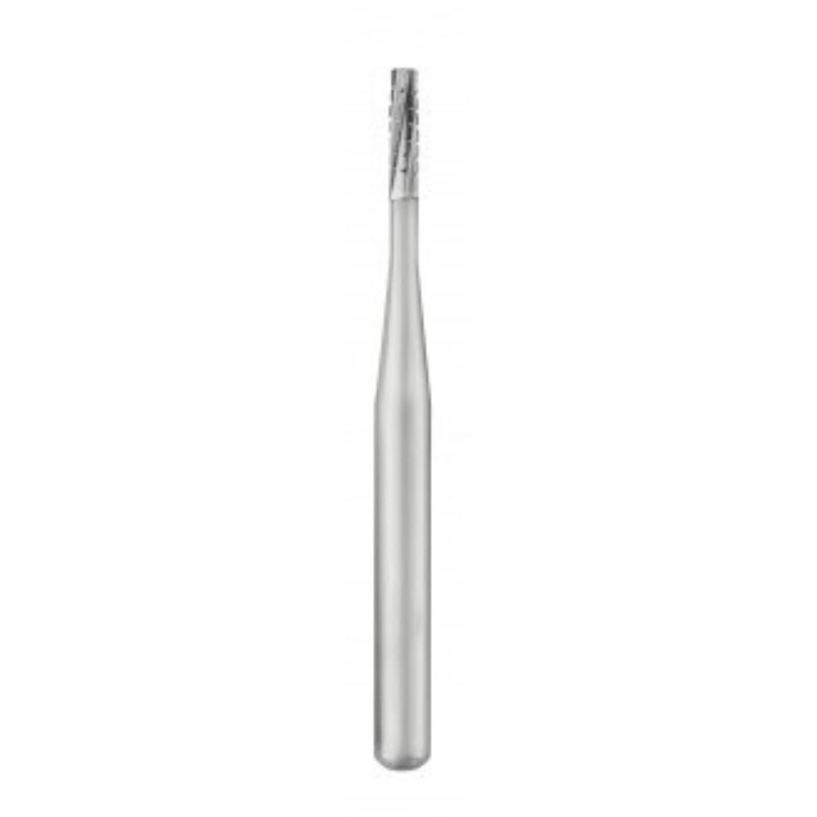 SS White FG #556L Carbide Bur, Long Straight Flat End Cross Cut Fissure, 0.8 mm Diameter, 5.0 mm Length, 10/Pk, 15059 thumbnail 3
