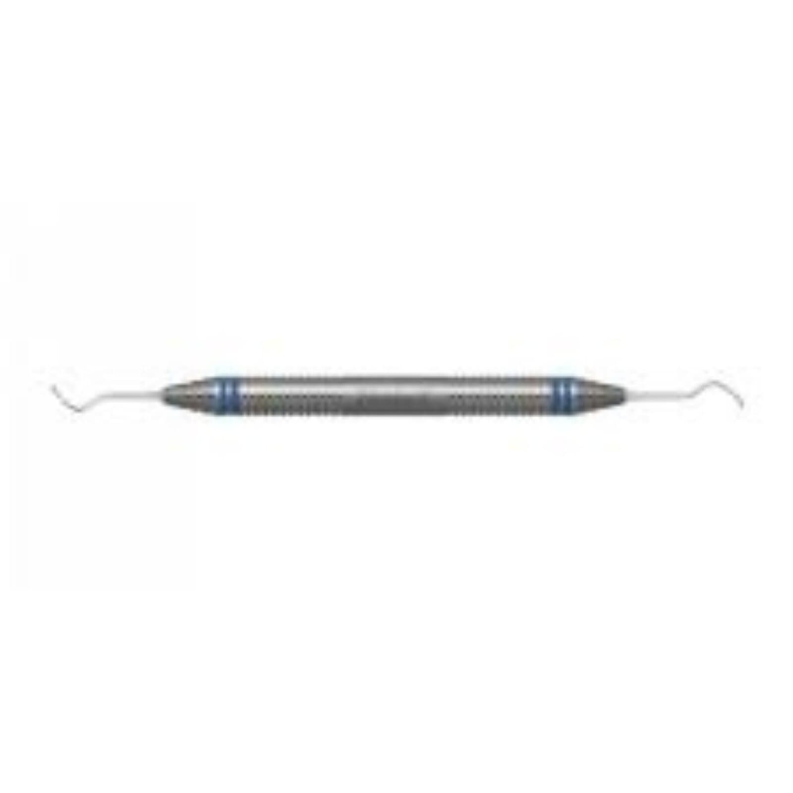 Nordent Sickle Scaler Double-Ended #204SD Distal Posterior, DuraLite Round Handle, Stainless Steel, 1 Each thumbnail 2