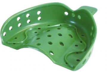 COE Spacer Disposable Perforated Impression Trays, #4D Medium Upper, Full Arch, Green, 12/Bag, 250412 thumbnail 7