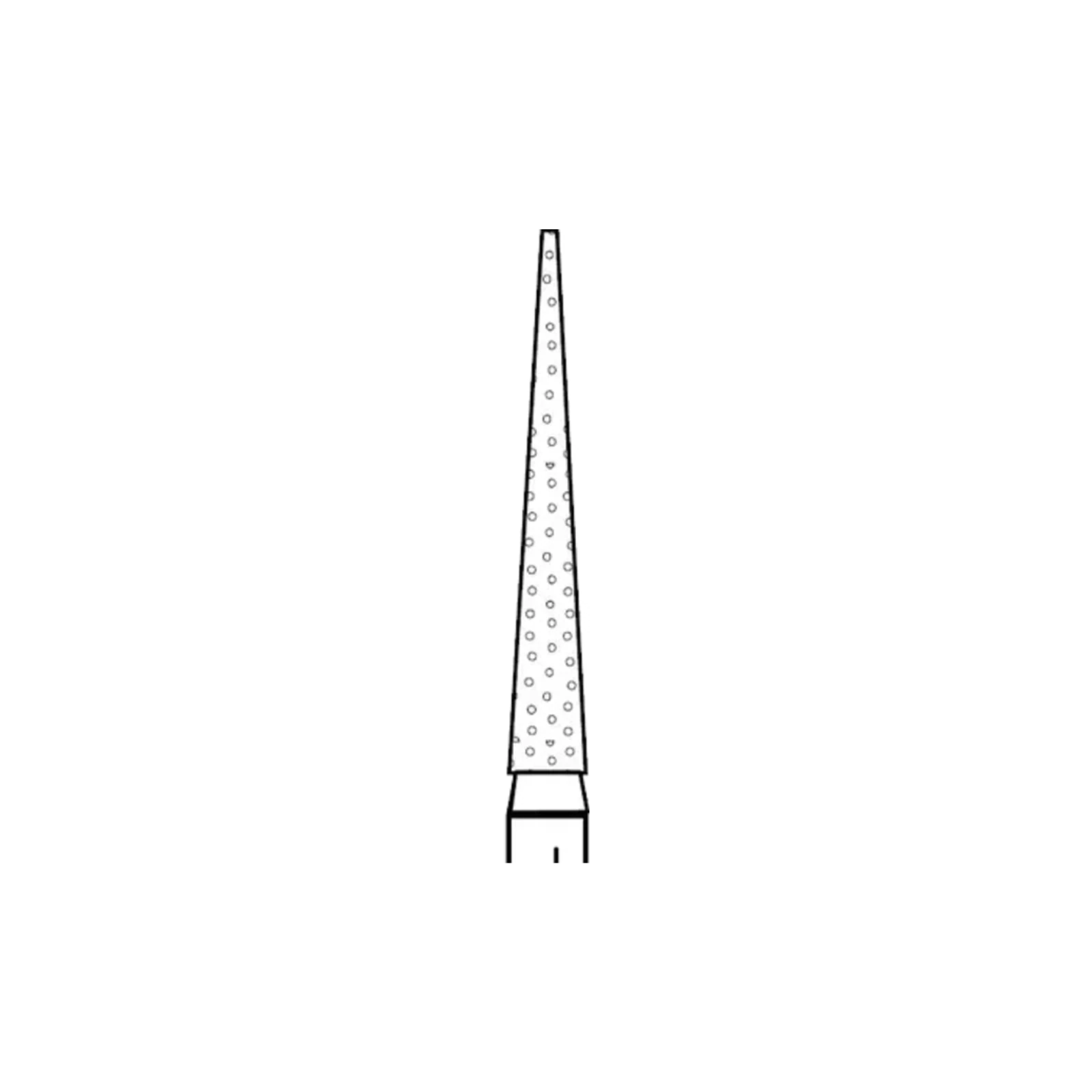Two Striper Diamond Burs, FG, Flat-End Taper, 700.11, 1.8 mm, Very Fine, Yellow, 5/Pk, 2015397 thumbnail 3