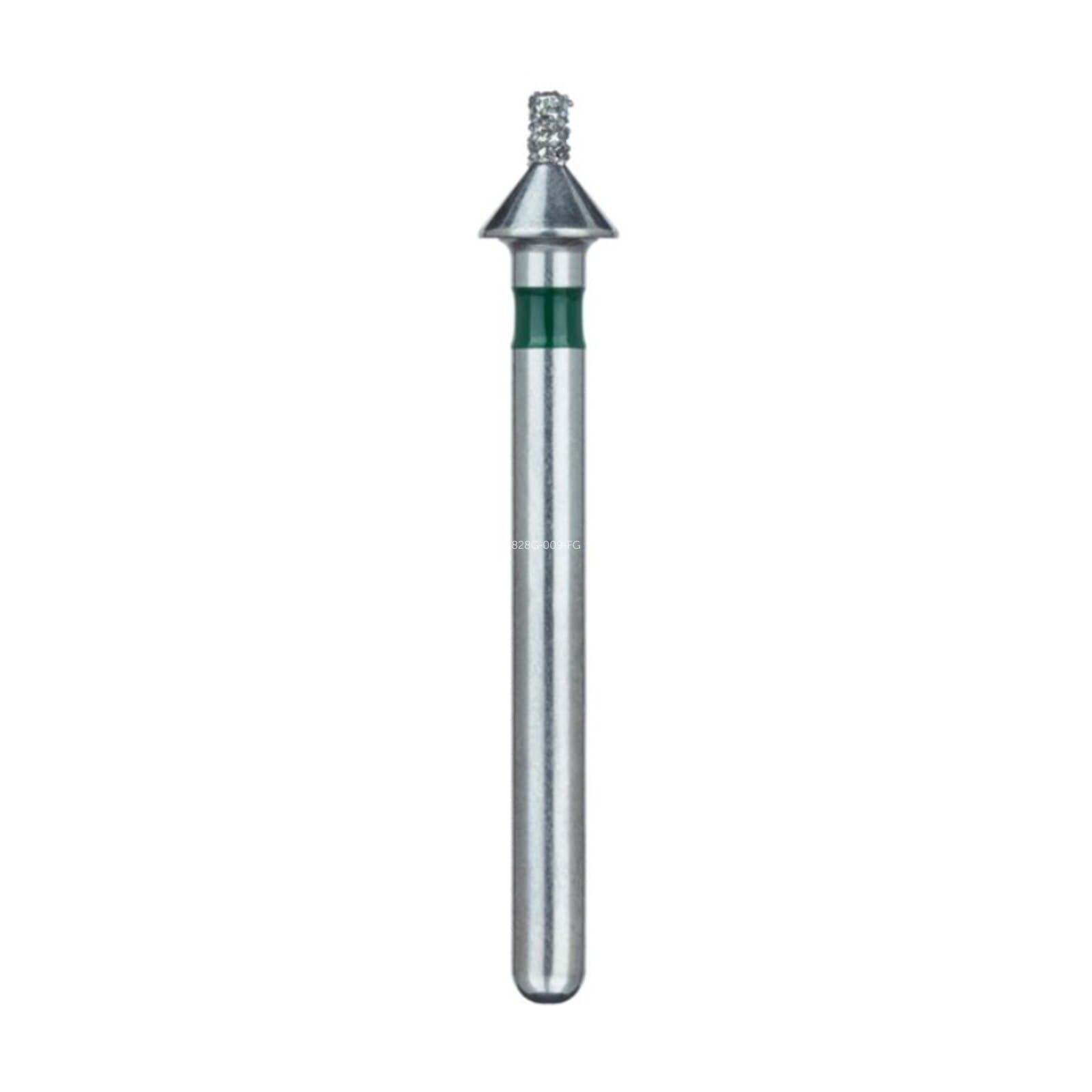 Meisinger Occlusal Reduction Diamond Bur, Friction Grip, 1.5 mm Depth, Coarse, 0.9 mm Head, 5/Pk, 828G-009-FG thumbnail 3