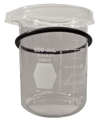 BioSonic Borosilicate Ultrasonic Cleaner Beaker, 600 ml, with Cover and Positioning Ring, UC-53 thumbnail 6