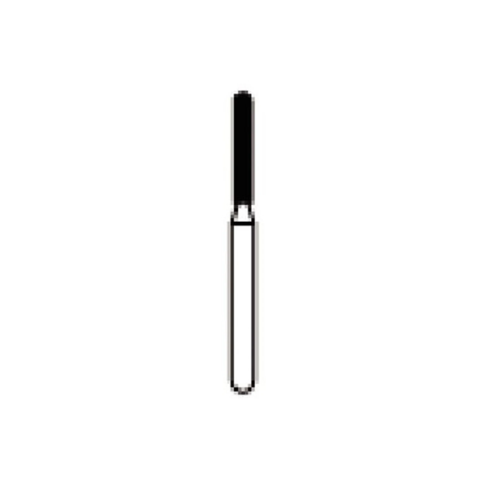 NTI Diamond Bur, FG, Coarse, Round End Cylinder, 881-012, 1.2 mm Diameter x 8.0 mm Length, 5/Pkg thumbnail 2