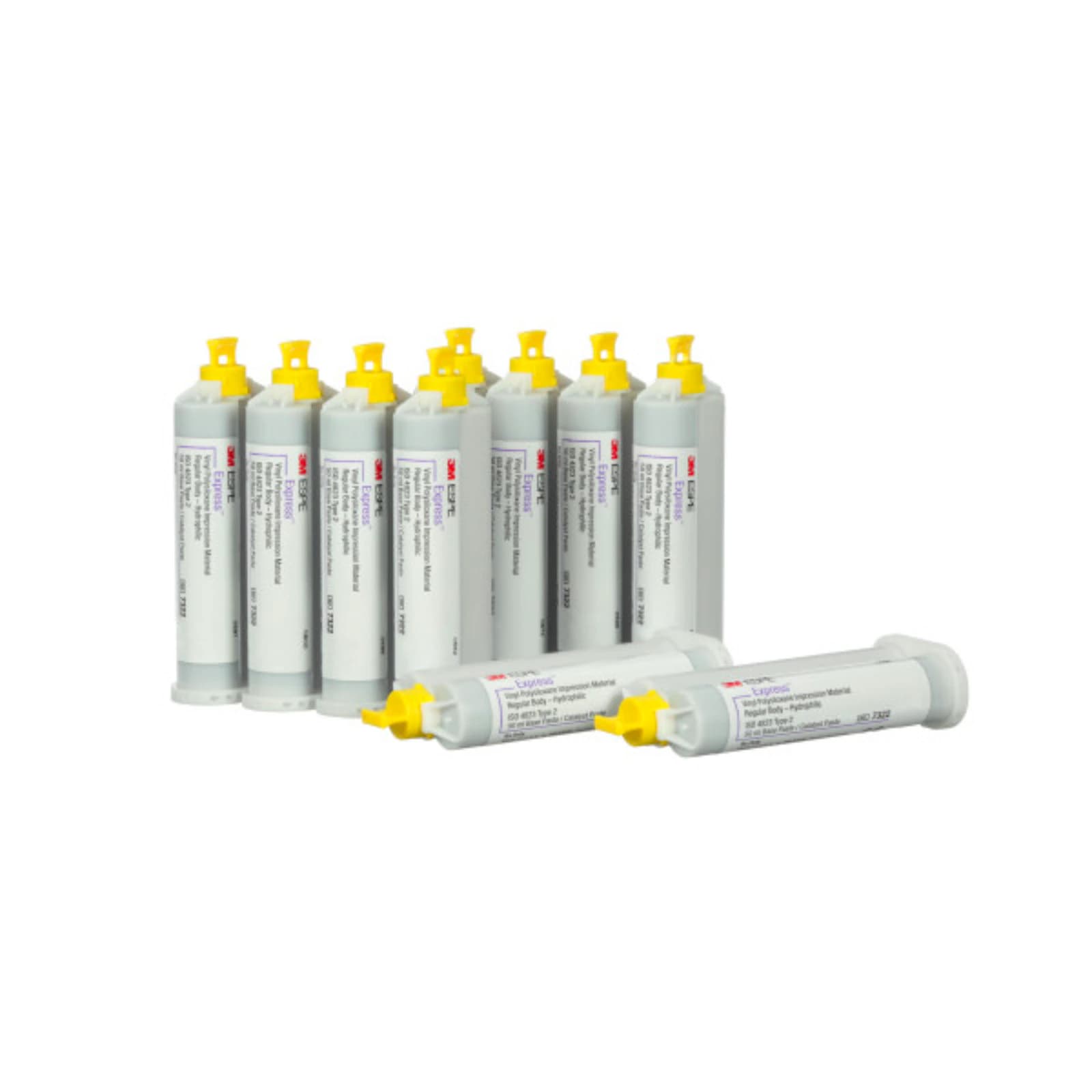 3M Express VPS Impression Material, Regular Body, Regular Set, Purple, 50 ml Cartridges, Bulk Pack of 10, 7322T thumbnail 3