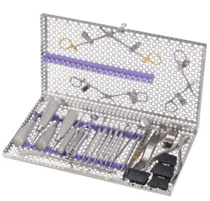 Hu-Friedy IMS Signature Series Replacement Rails, 8-Instrument, 1-Tier, Lavender (Purple), 2 Base + 1 Compression Rail thumbnail 2