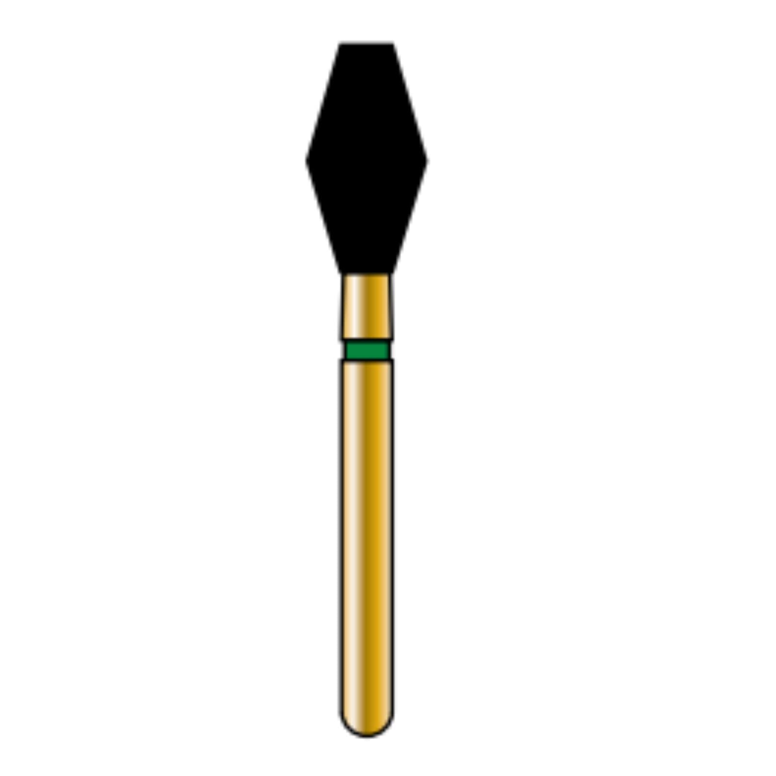 Coltene Whaledent Alpen Multilayer Diamond Bur FG 811-037, Coarse Grit, Barrel Shape, 5/Pack, R811C037FG thumbnail 3