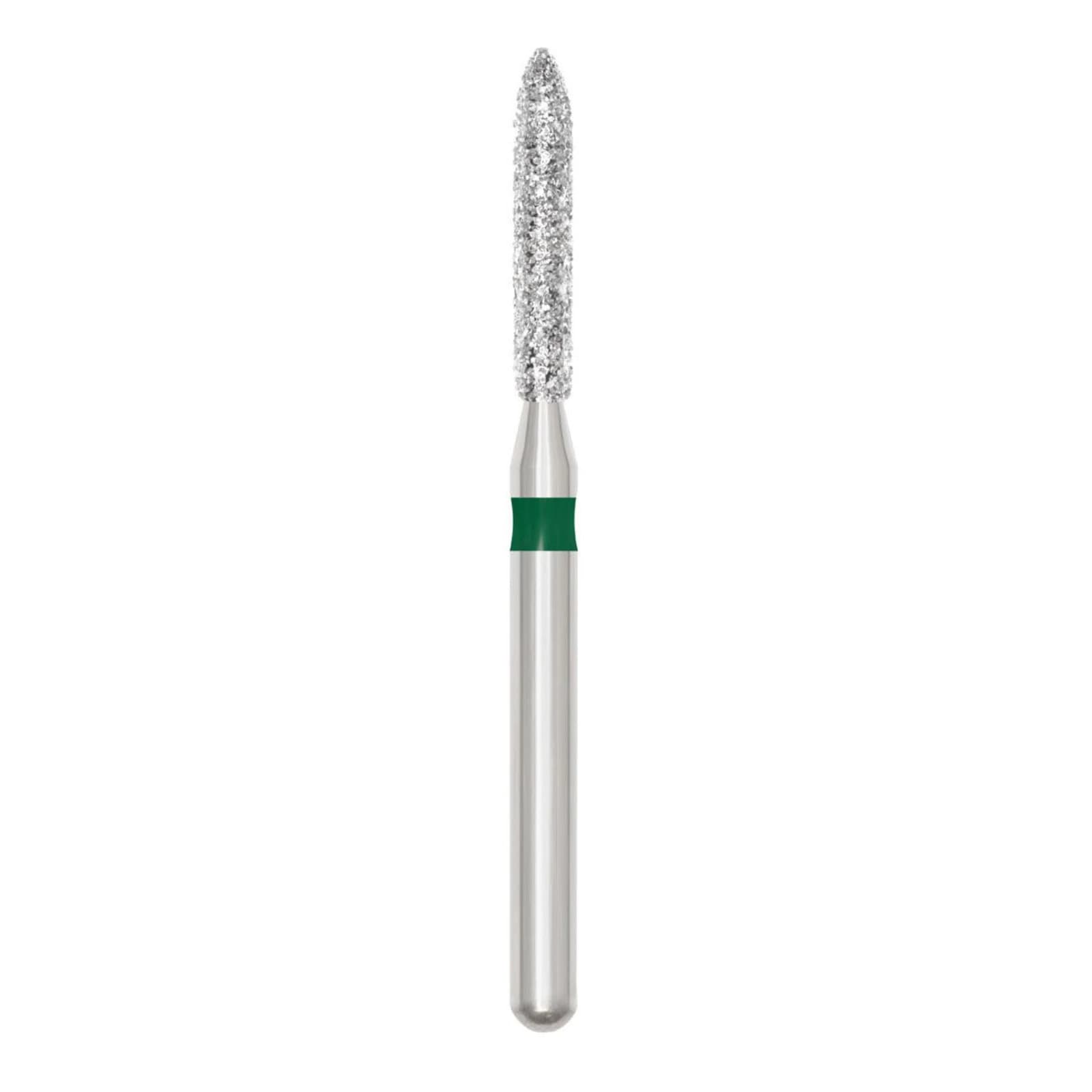 SS White Revelation Diamond Bur 878-014C, FG Coarse Modified Bevel Cylinder, 5/Pk thumbnail 2