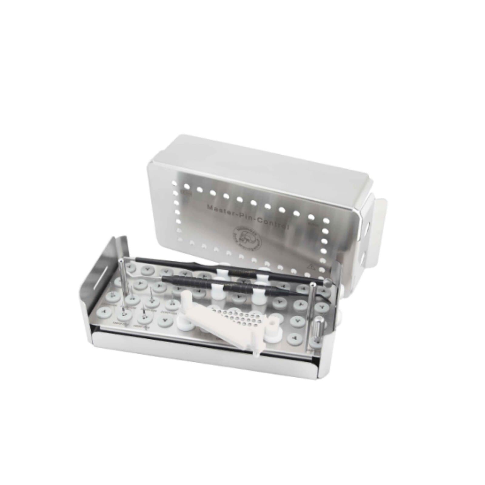 Meisinger Master Pin Control Kit for Membrane Fixation, 34 Titanium Pins, Grade 5, BMP00 - Master Pin Control Kit - Image 1