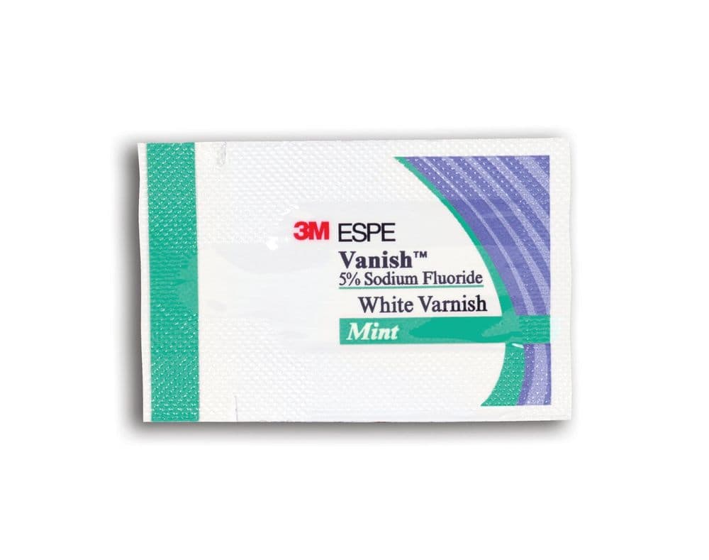 3M Vanish 5% Sodium Fluoride White Varnish with TCP, Mint, 0.5 mL Unit Dose, 100/Pk, 12150M thumbnail 13