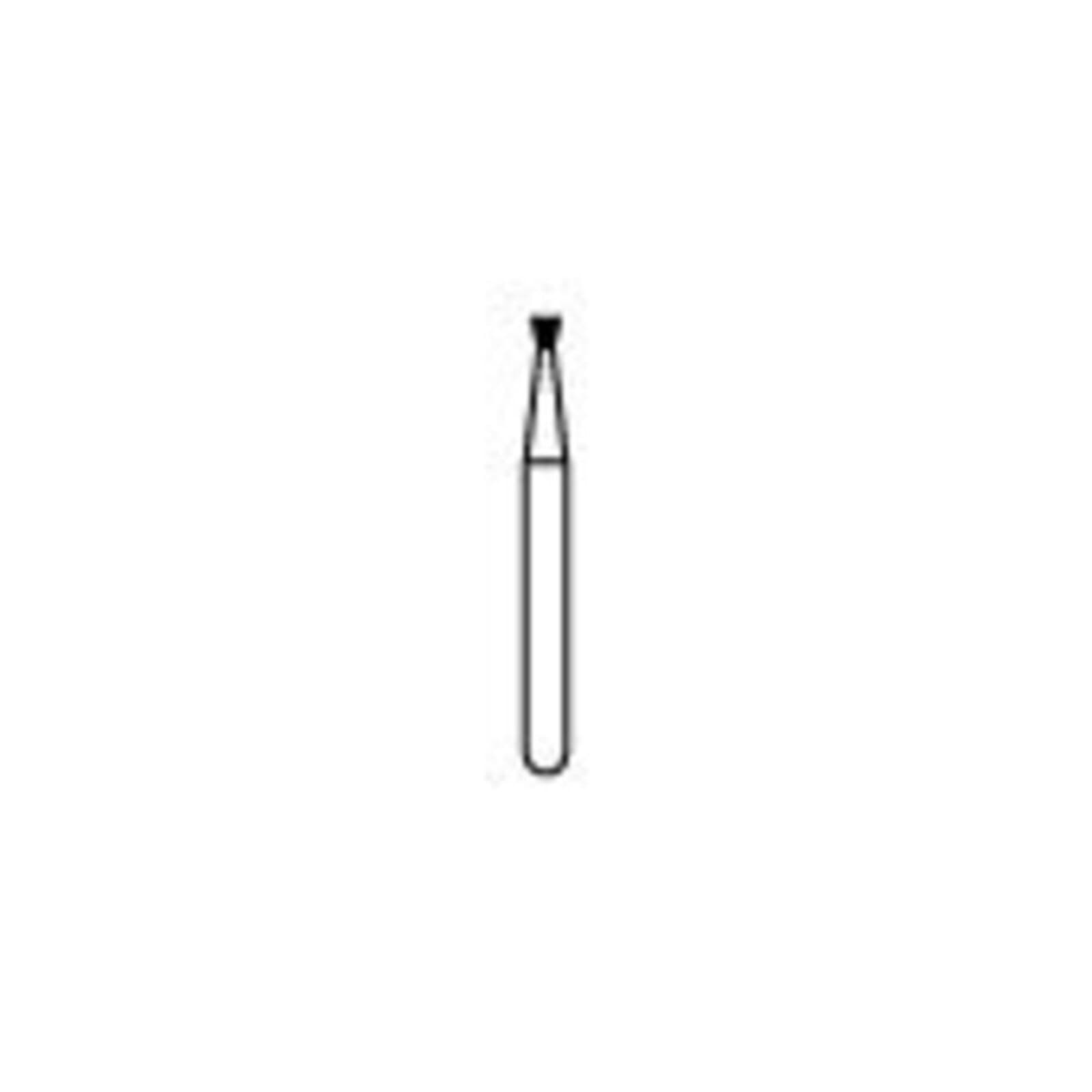 NTI FG Diamond Bur, Medium Grit, Inverted Cone, #805-010 (1.0 mm), Friction Grip, 5/Pk, M805-010 thumbnail 2