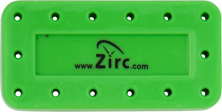 Zirc Dental 14-Hole Magnetic Bur Block, Neon Green, 1/Pk, 50Z403P thumbnail 3