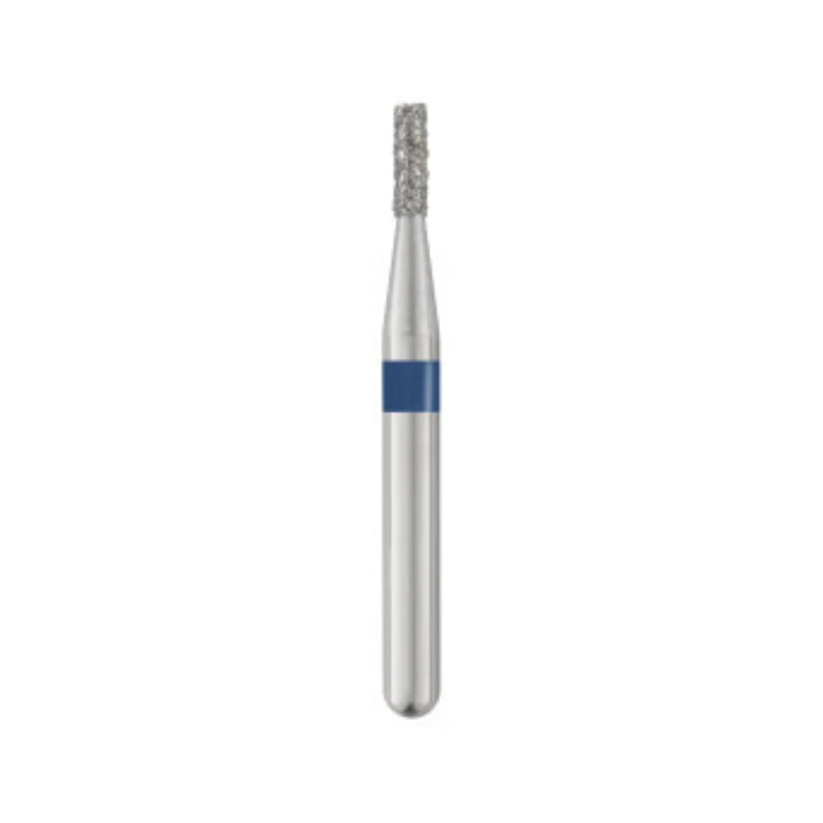 Piranha Single Patient Use Diamond Bur, Flat End Cylinder, FG Short Shank, Medium Grit, 1.0 mm Diameter, 25/Pkg, #835-010M-S thumbnail 2