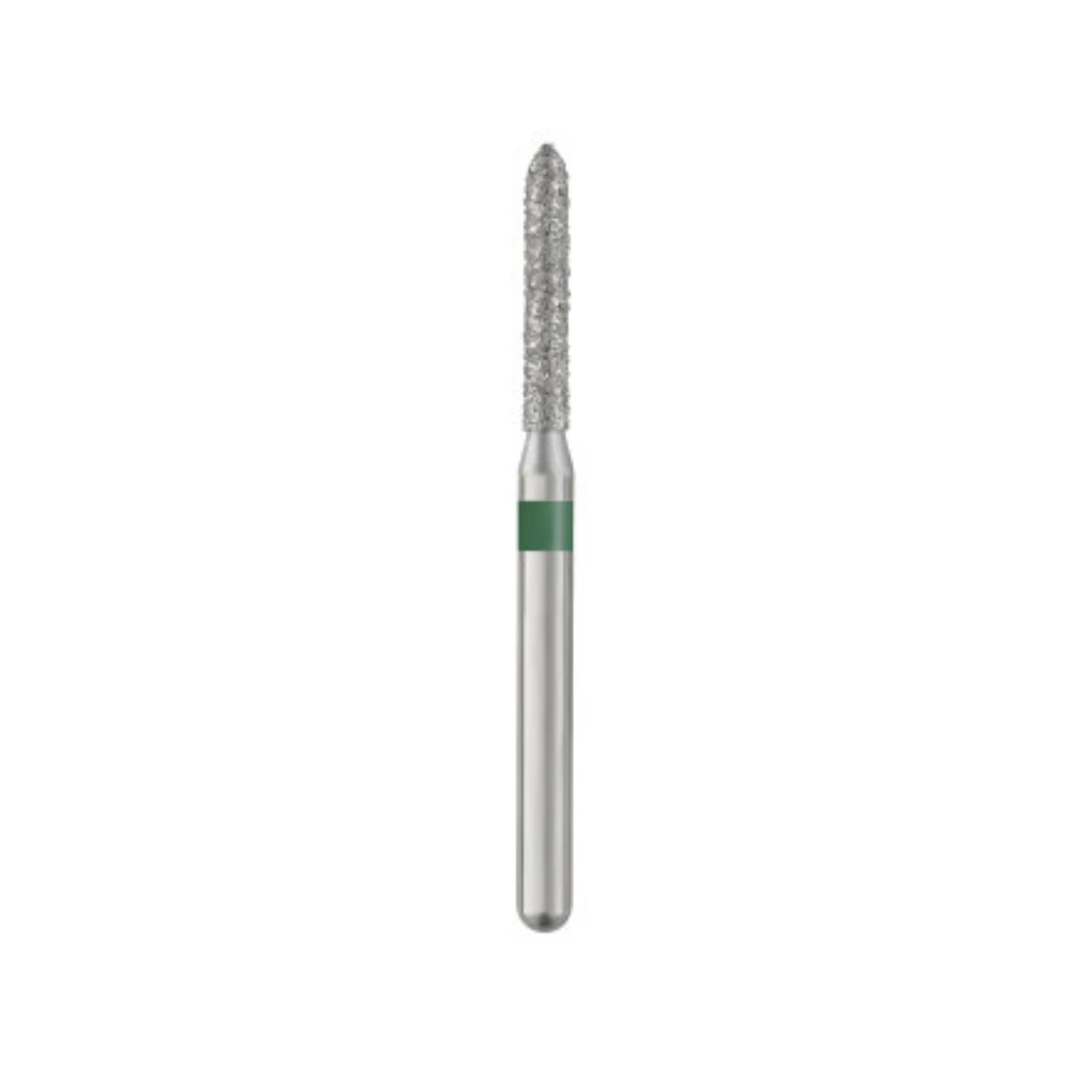 Piranha Diamond Single-Use Burs, FG, Modified Beveled Cylinder, #878-014C, 1.4 mm Diameter, Coarse, Green, 25/Pk thumbnail 3