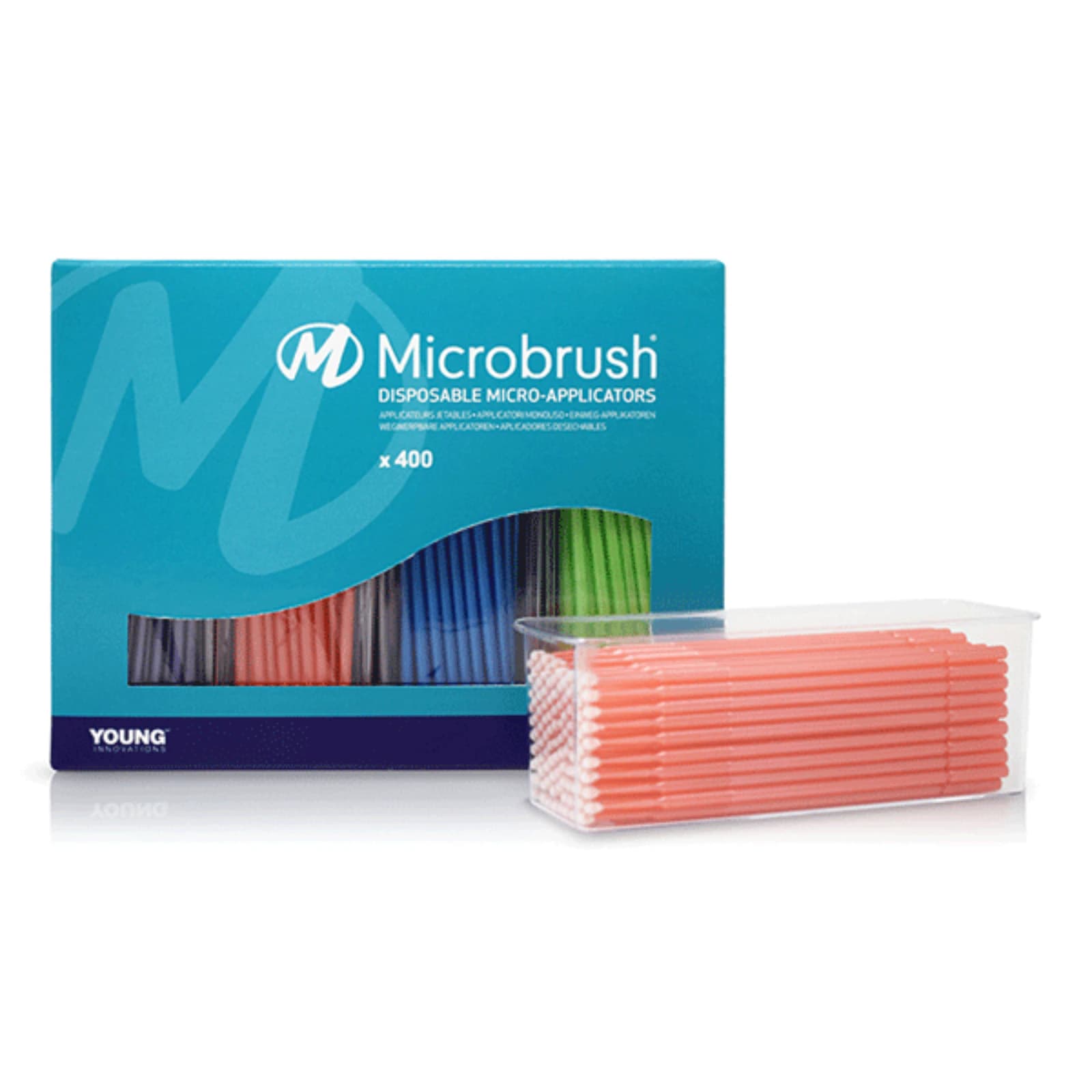 Microbrush Tube Series Disposable Applicators, Regular (2 mm), Assorted Colors, 400/Pk (4 Tubes of 100), MRA400 thumbnail 14
