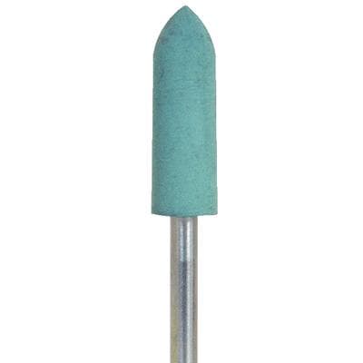 Shofu SuperGreenie Silicone Polisher, Super-Polishing, HP, Pointed Cylinder (PC2), #050, Green/Yellow, 12/Pk, 0278 thumbnail 3