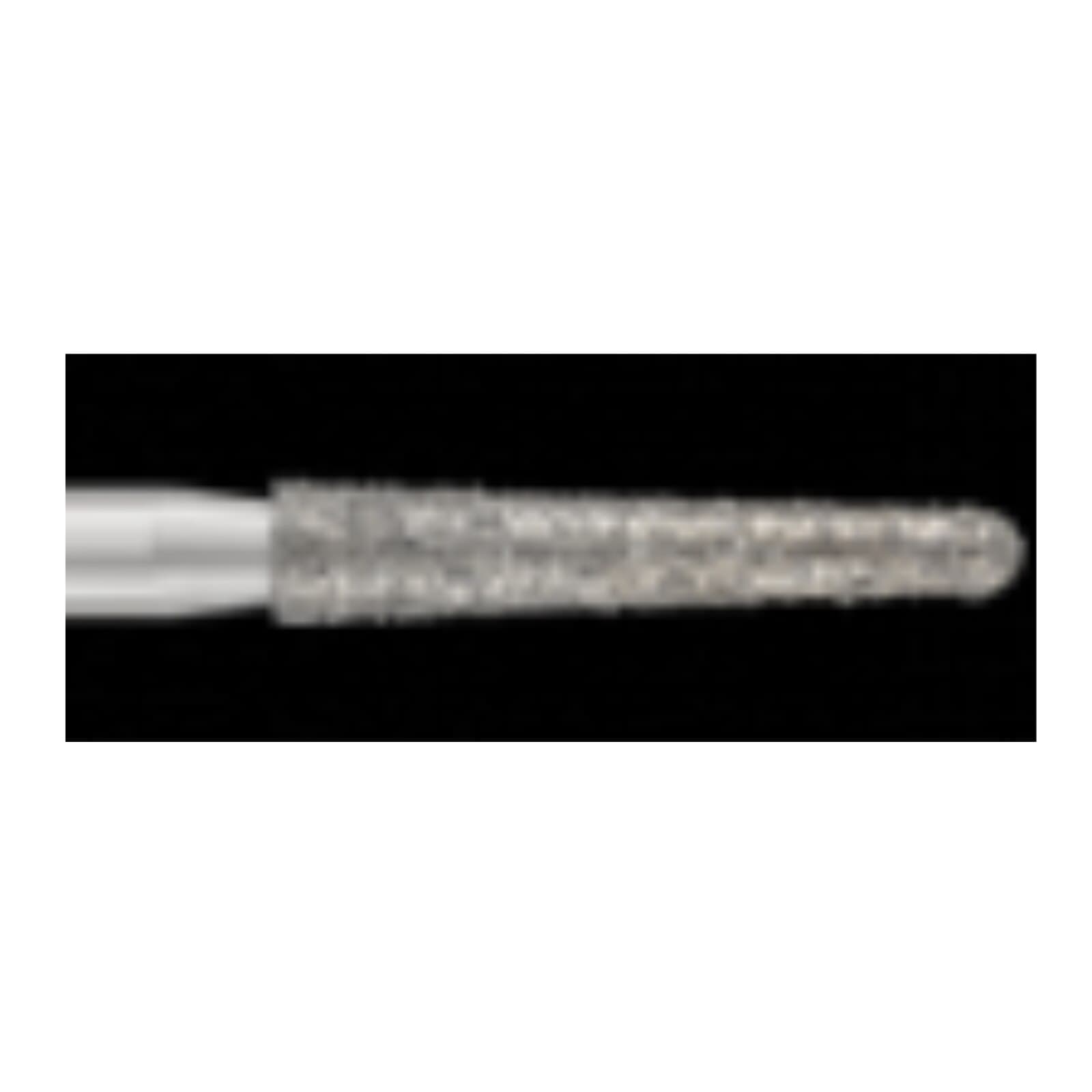 Piranha® Single Patient Use Diamond Bur, Round End Taper Long, Friction Grip, Medium Grit, #856L-018M, 1.8 mm Diameter, 25/Pkg thumbnail 2
