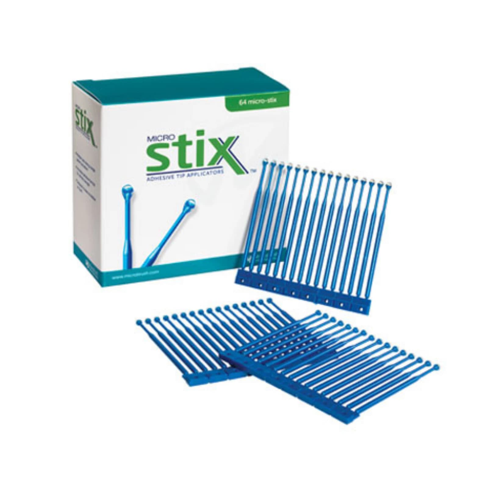 Micro-Stix Adhesive Tip Applicators, Original Hold, Blue, 64/Pk, STIX64B thumbnail 6