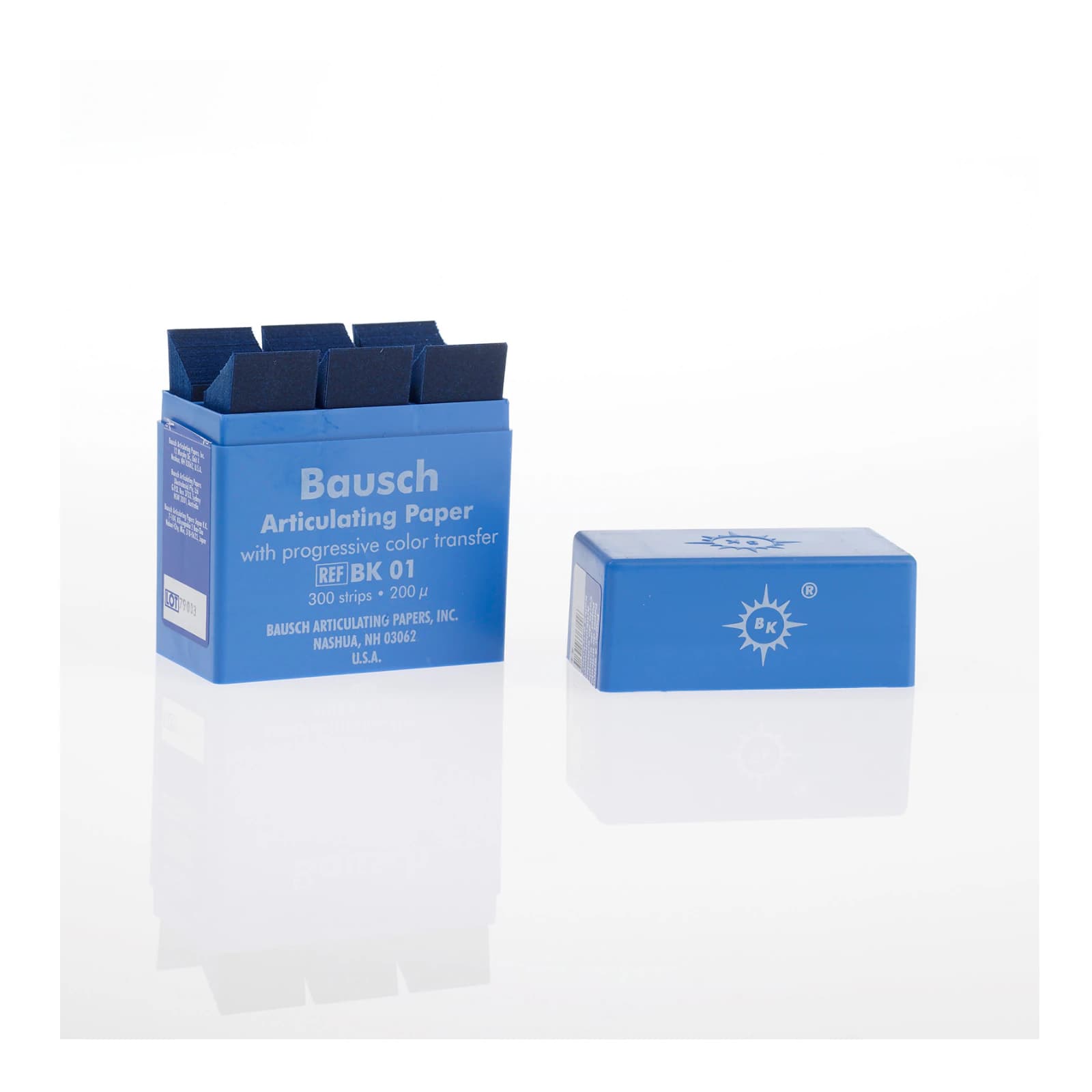Bausch Arti-Check Micro-Thin Articulating Paper, 200 Microns, Blue, 300 Strips, BK01 thumbnail 8