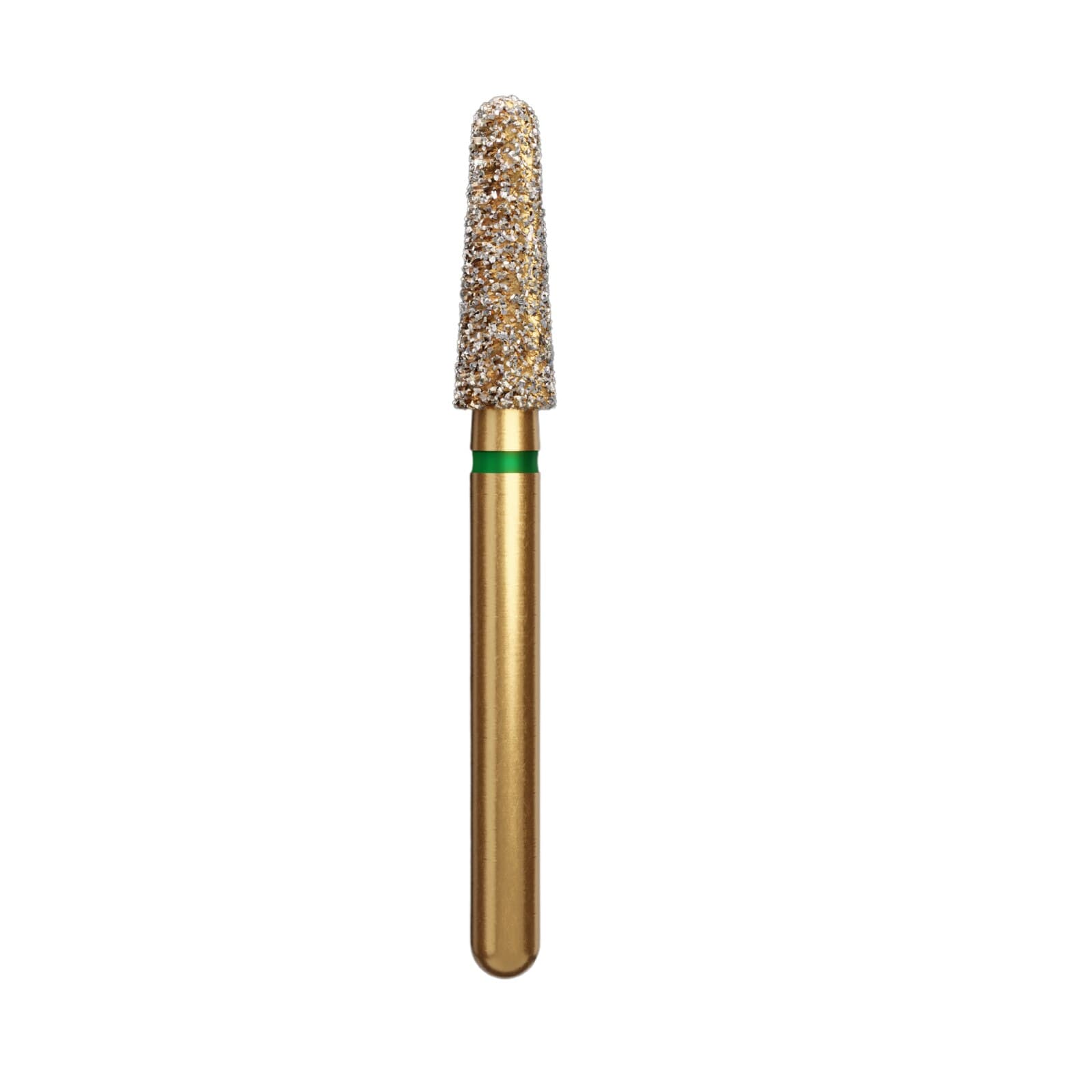 Alpen Multi-Use Diamond FG #855 Round End Taper 2.5mm Super Coarse (Green/Black), 5/Pk, R855SC025FG thumbnail 2