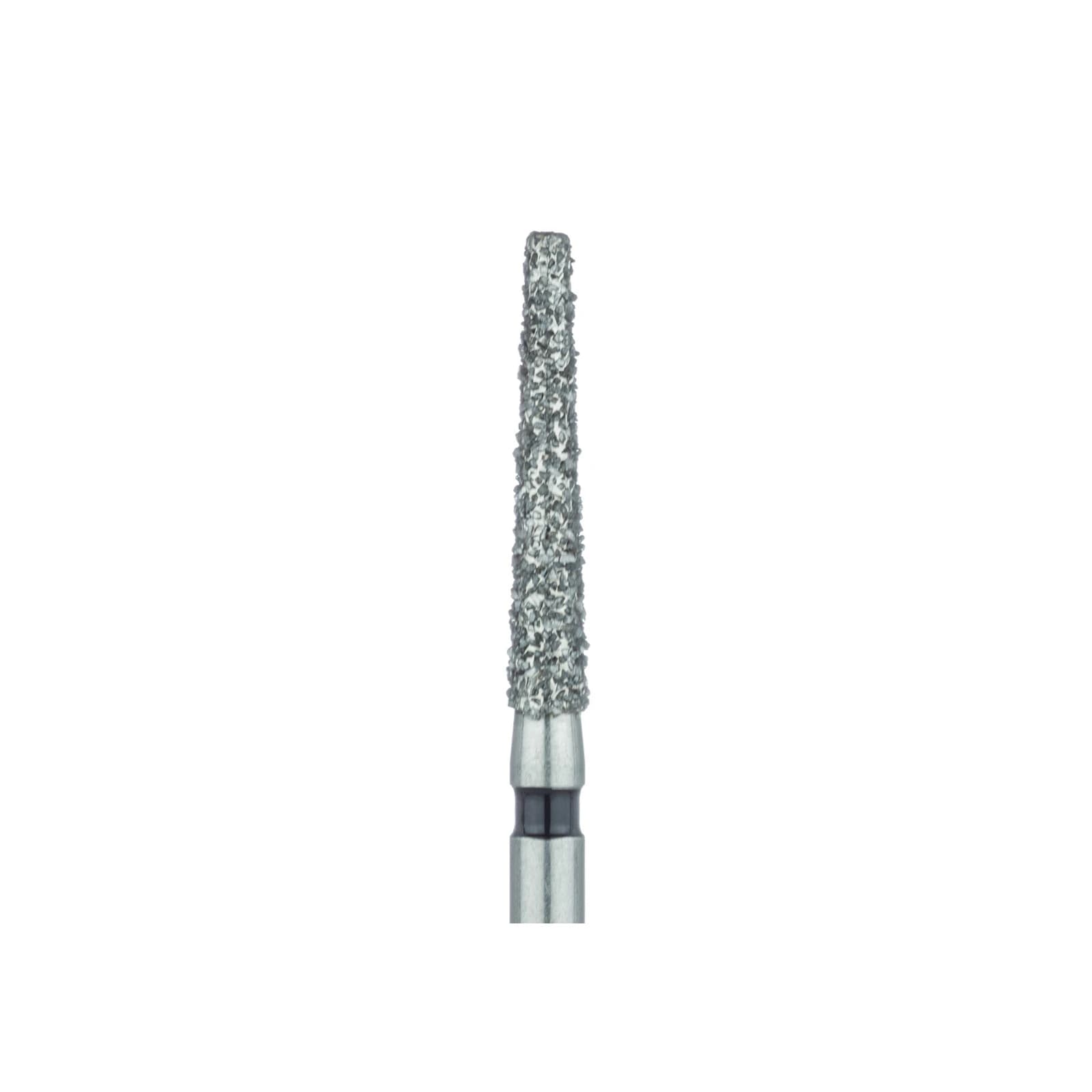 Meisinger Multi-Use Diamond Bur, Friction Grip, Flat End Taper, 848H, 1.8 mm, Super Coarse, Black, 5/Pk, 848H-018-FG thumbnail 4