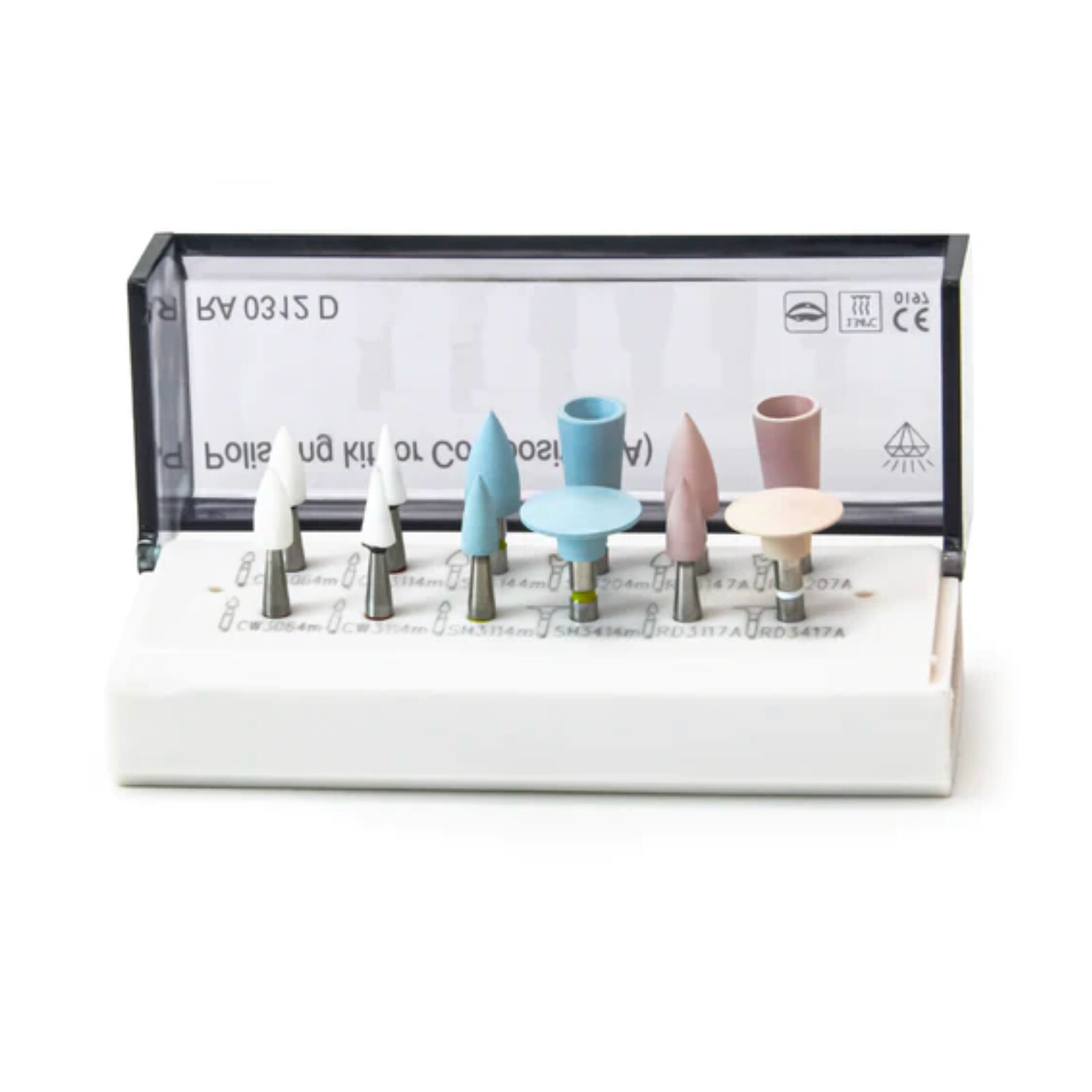 iMatrix Clear Composite Polishing Kit, 12 Polishers/Pk, 411212 thumbnail 3