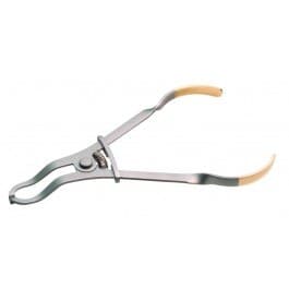 Garrison Dental Solutions Ring Placement Forceps, Silver Ivory Type, MRDF-100 thumbnail 3
