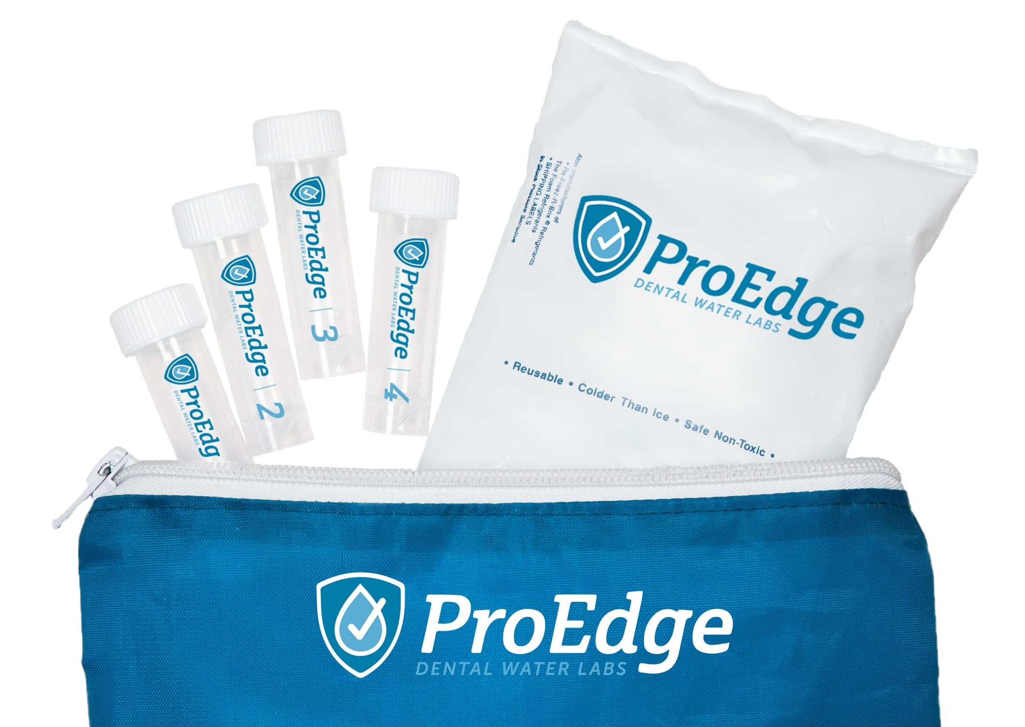 ProEdge R2A Mail-In Waterline Test Kit, 16 Vials with Mailing Label, 81601 thumbnail 3