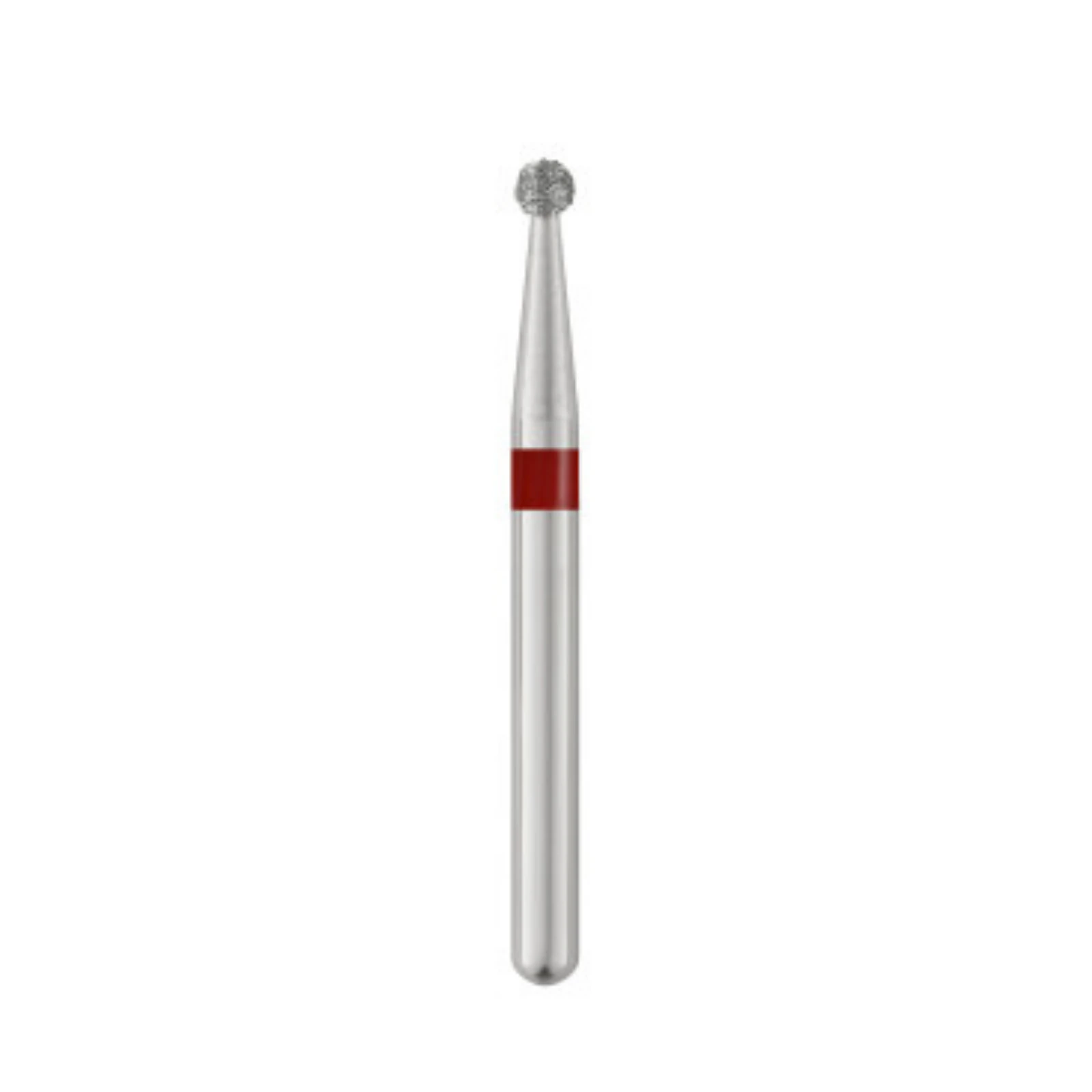 SS White Piranha Single-Use Diamond Bur, FG Round, Fine Grit, 1.5mm, 25/Pk, 801-015F - 801-015F FG Round Piranha Diamond (25) - Image 1