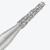 SS White Revelation Diamond Bur 845-012C, Coarse, Flat End Cone, Friction Grip, 1.2 mm Diameter, 5/Pk - Revelation Diamond 845-012C 5/Pk - Image 1