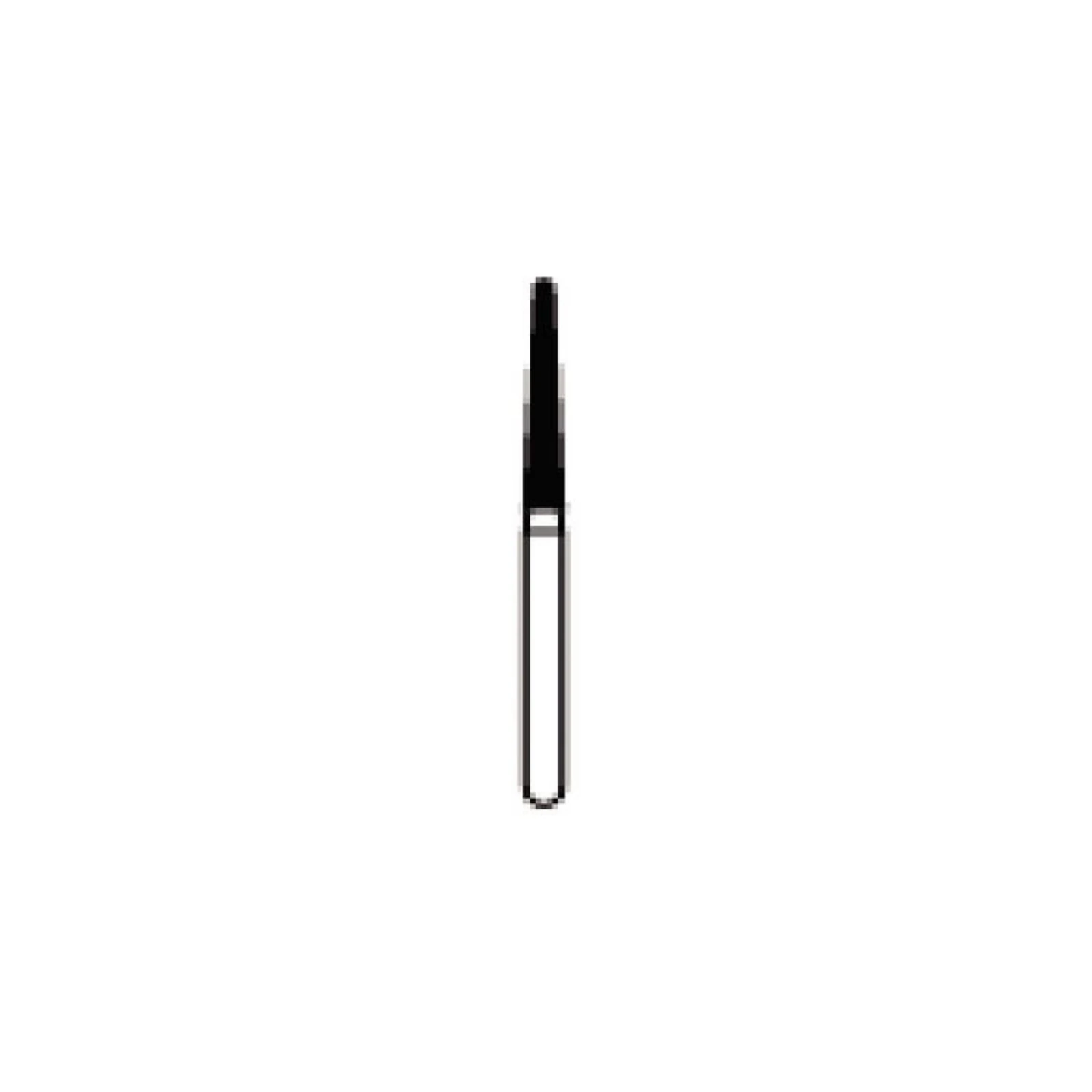 NTI FG Diamond Bur, Coarse, Round End Taper, #850-016 (C850-016G), Friction Grip, 1.6 mm Head Diameter, 10.0 mm Length, Gold Pack of 50 thumbnail 2
