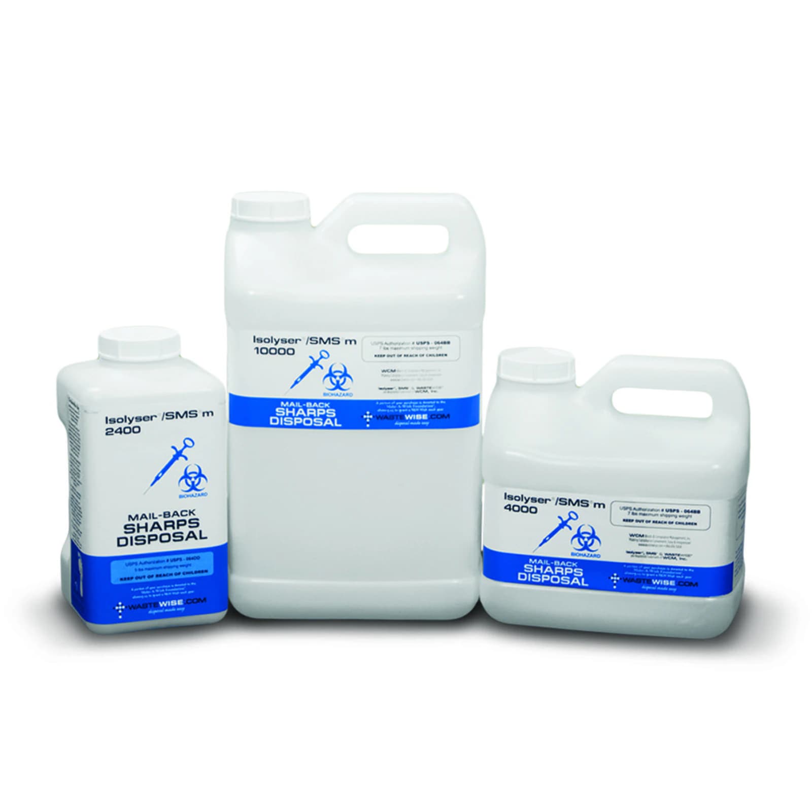 Isolyser SMS 4000 Sharps Mail-Back Disposal System, 5.8 Liter, 1/Pk, SMS4000M thumbnail 2