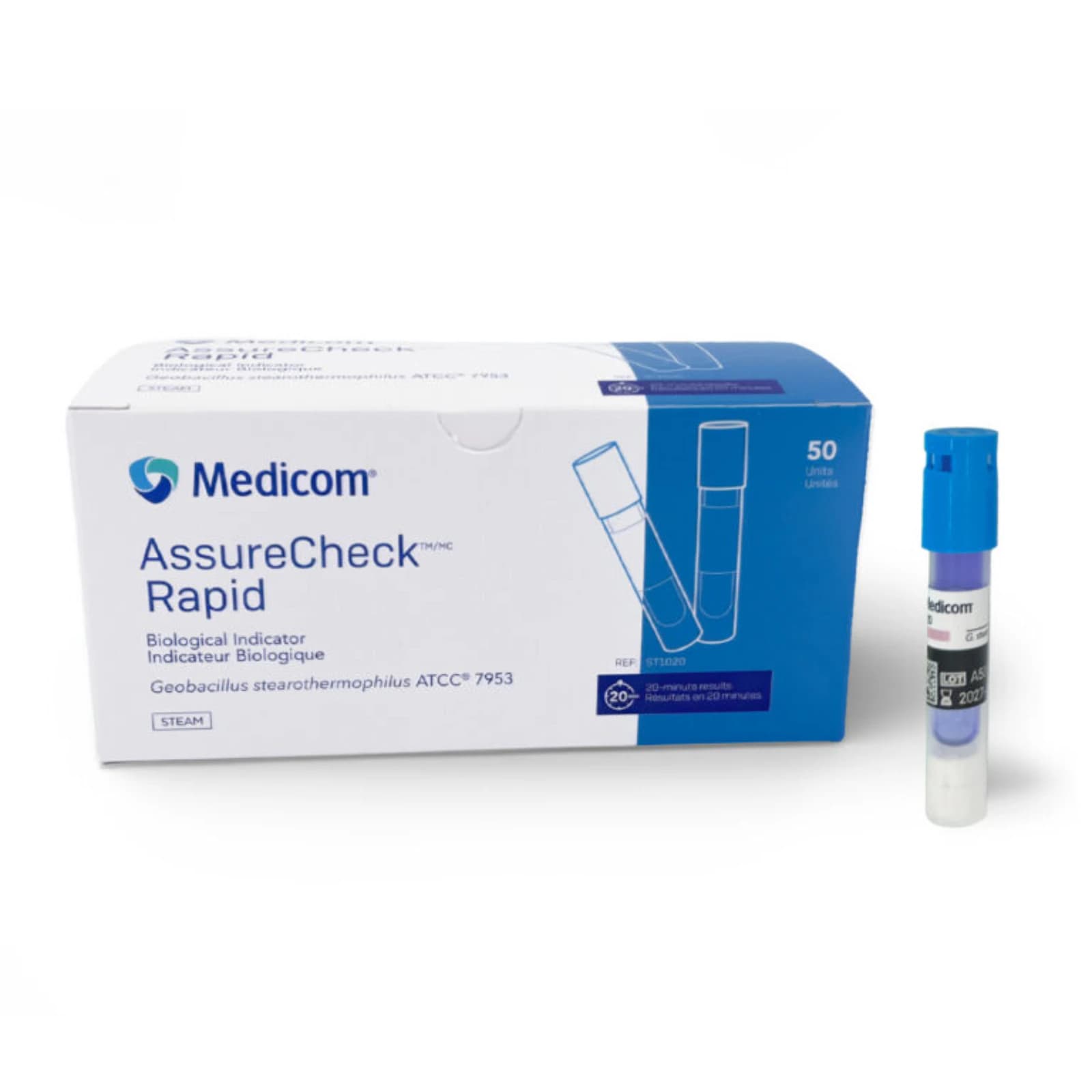 Medicom AssureCheck Rapid Biological Indicator, 50/Pk - AssureCheck Rapid Biological Indicator 50/Pk - Image 1