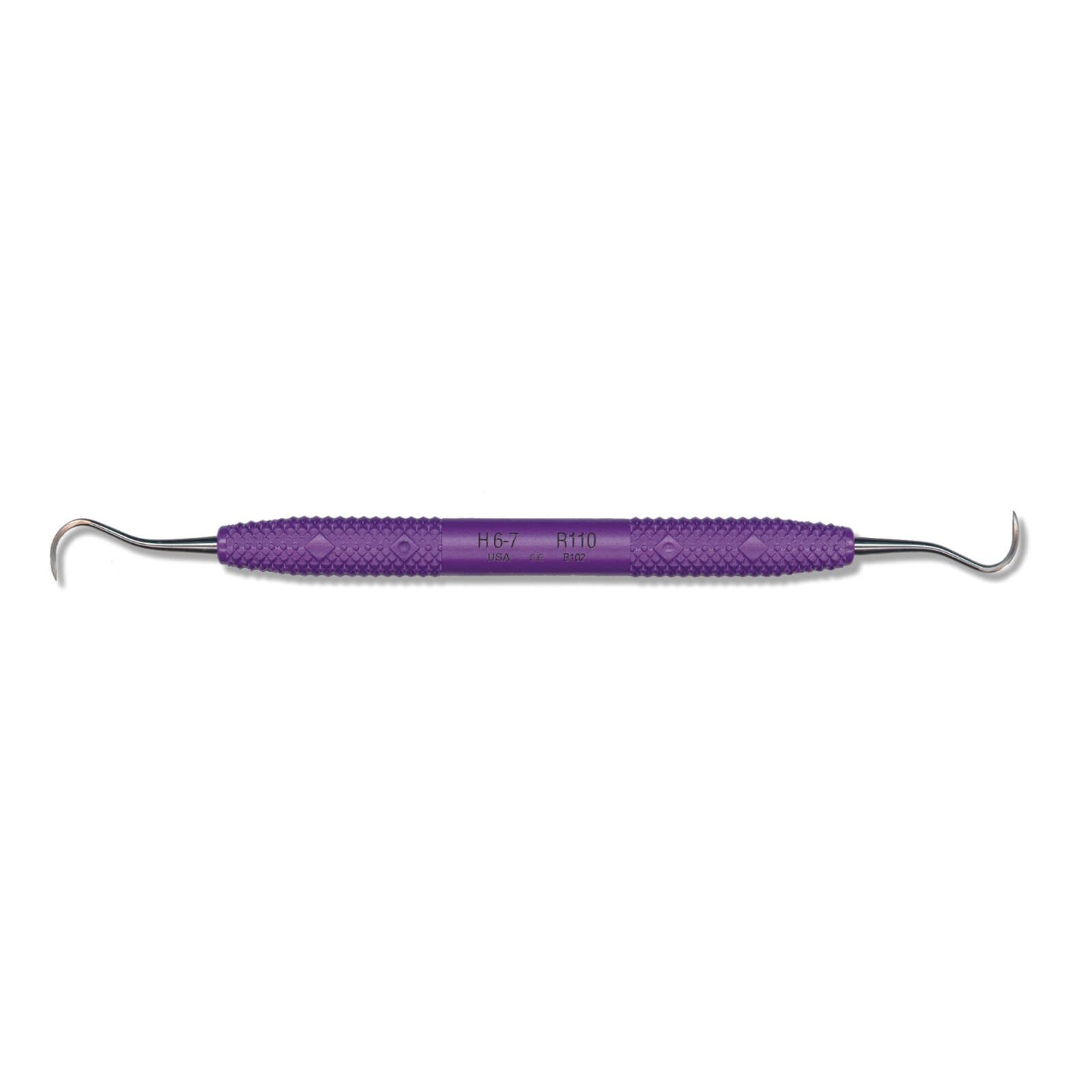 PDT Cruise Line H6/7 Double-Ended Sickle Scaler, Anterior, Passionate Purple Resin Handle, R110 thumbnail 7