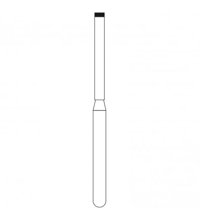 NTI Diamond Bur, FG, End Cutting, # M839, 1.2 mm, Medium Grit, Gray Ring, 5/Pk, M839-012 thumbnail 3