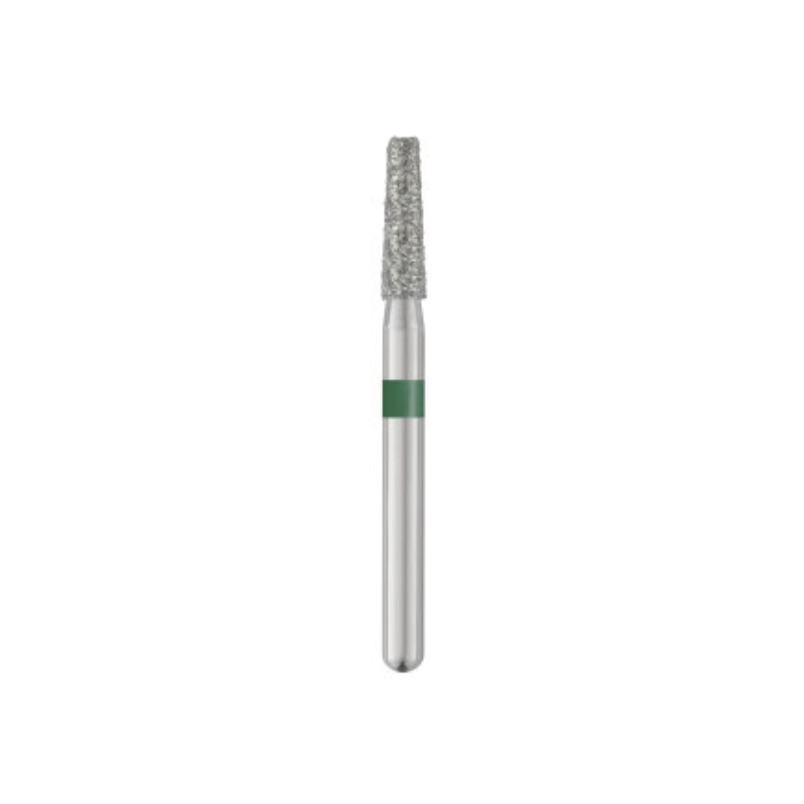 SS White Piranha Diamond Bur 846KR-018C, Coarse Grit, Modified Flat End Taper, Friction Grip, Single-Use, 25/Pk thumbnail 2