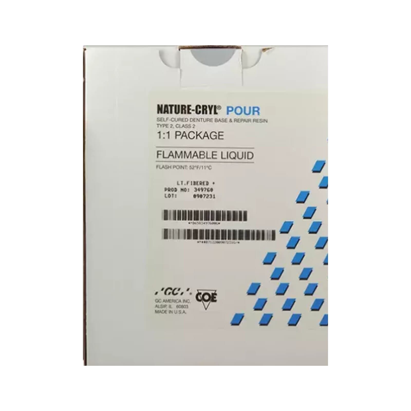 GC America Nature-Cryl Pour Acrylic Resin, Clear, 1:1 Package (1 lb Powder + 300 mL Liquid), 349839 thumbnail 8