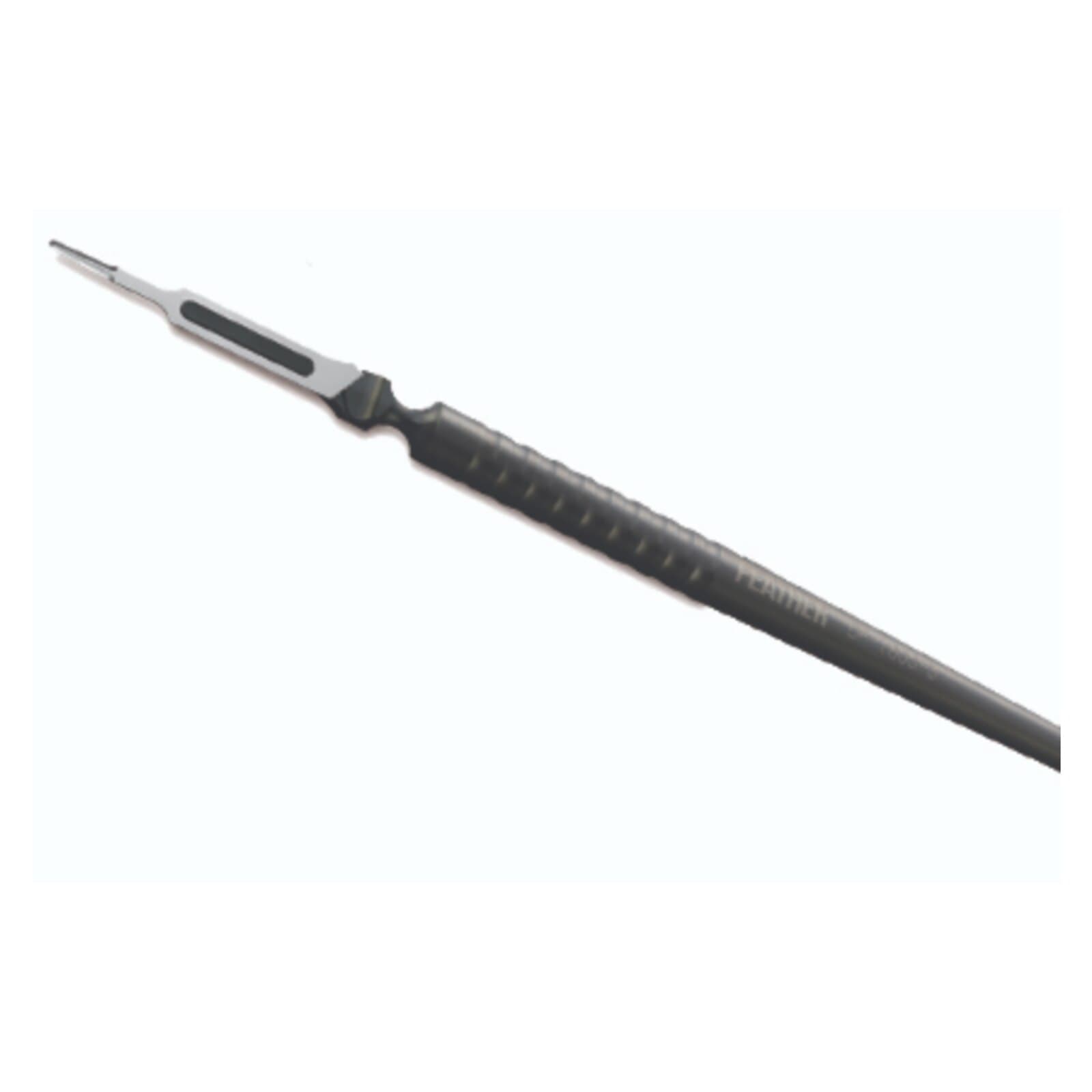 Feather Microsurgical Blade #390, Single-Sided, Sterile, Stainless Steel, 10/Box, 27-07970007 thumbnail 6