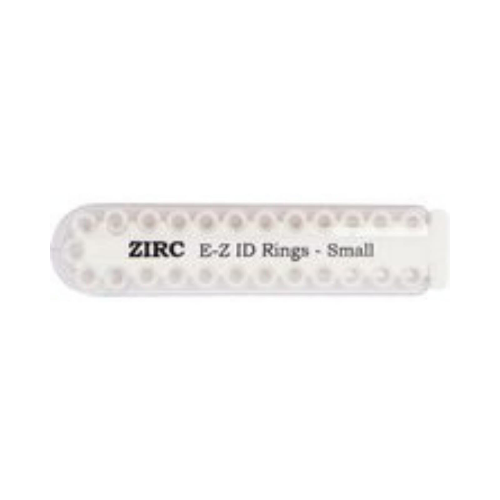 Zirc E-Z ID Instrument ID Rings, Small, White, 1/8" Diameter, 25/Pack, 70Z100A thumbnail 2