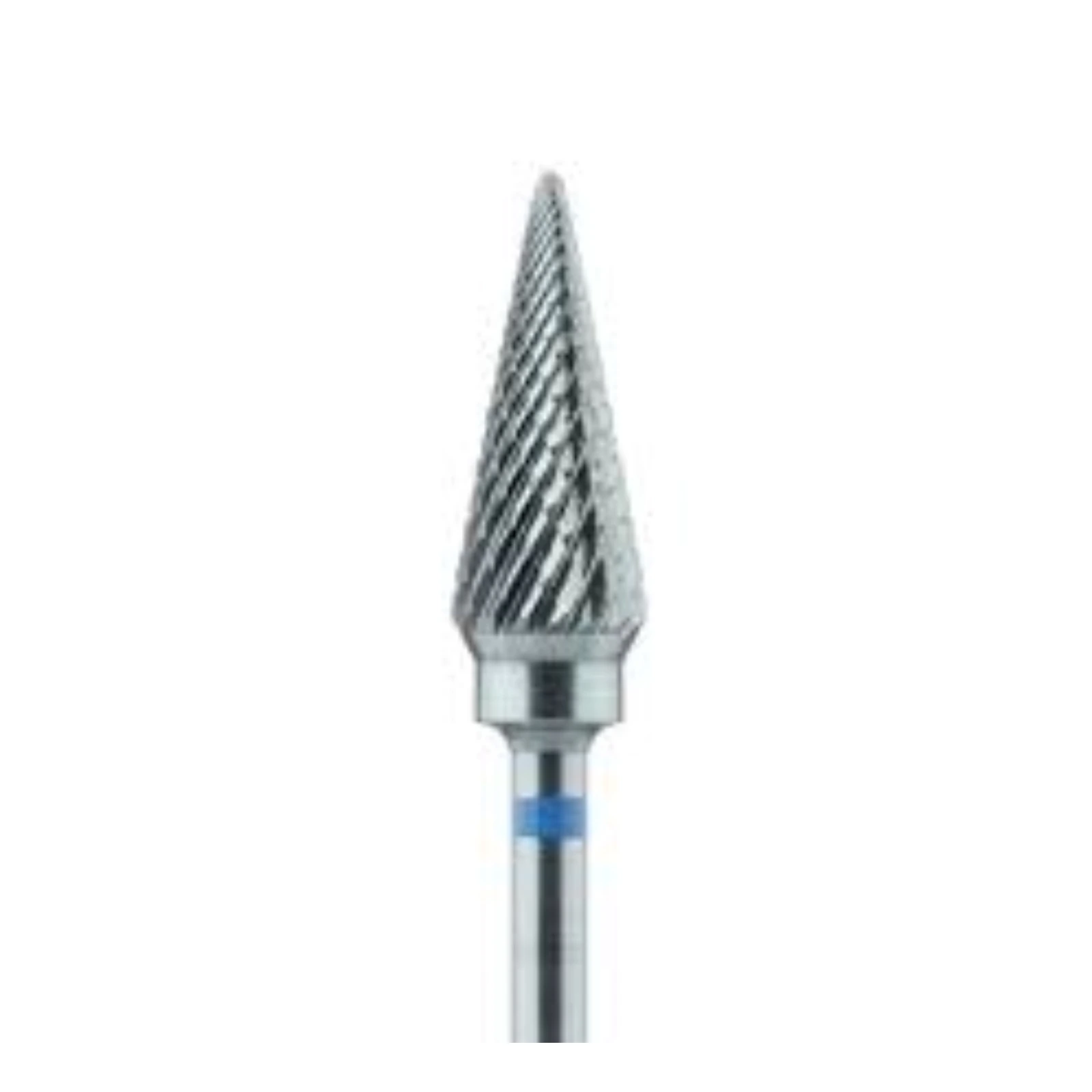 Meisinger HM 416GX-060 Lab Carbide Bur, X-Cut (Crosscut), Medium, Christmas Tree/Tapered Point, 6.0 mm Head Diameter, HP (Handpiece) Shank, 1/Pkg thumbnail 2