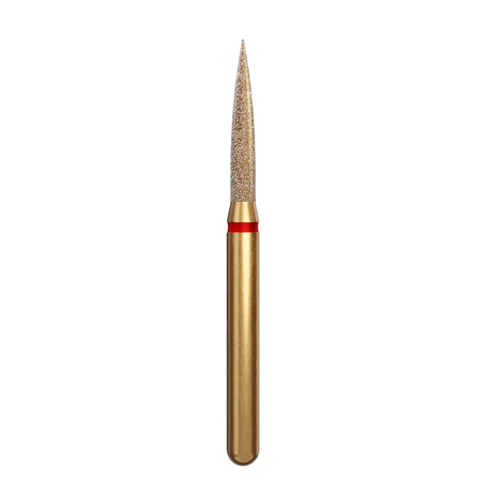 Alpen Multi-Use Diamond FG #862 Flame 1.4mm Fine Grit (Red Ring), Friction Grip, Pack of 5 - Alpen® Multi-Use Diamonds FG # 862 Flame 1.4mm Fine Red Pkg/5 - Image 1