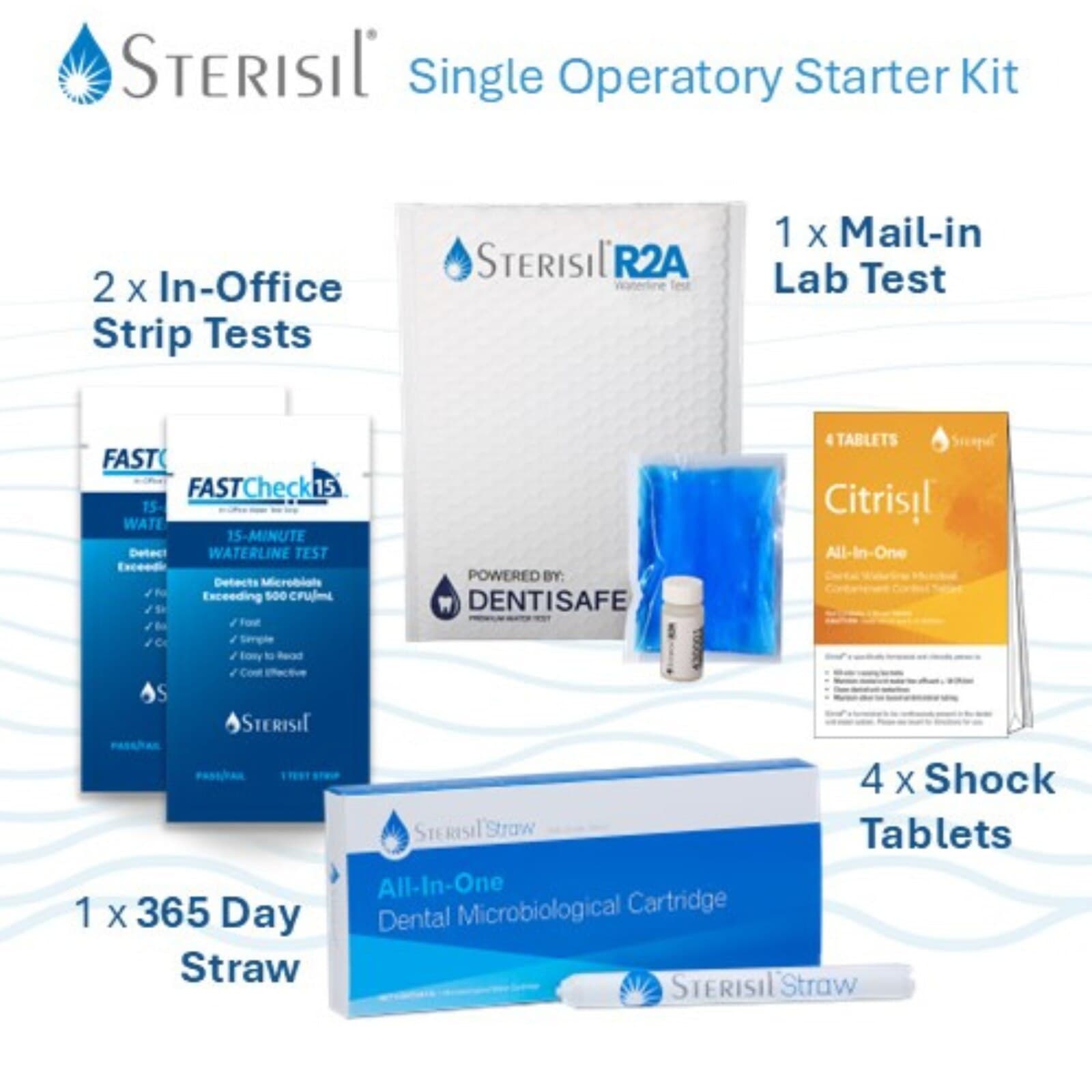 Sterisil Starter Kit for Waterline Compliance (Distilled), STK-S365 thumbnail 19