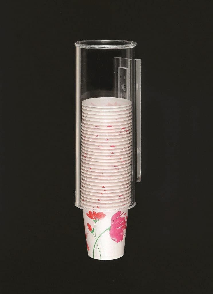 Acrylic Cup Dispenser for 5oz Cups, Table Top, Clear - Acrylic Cup Dispenser (5oz) - Image 1