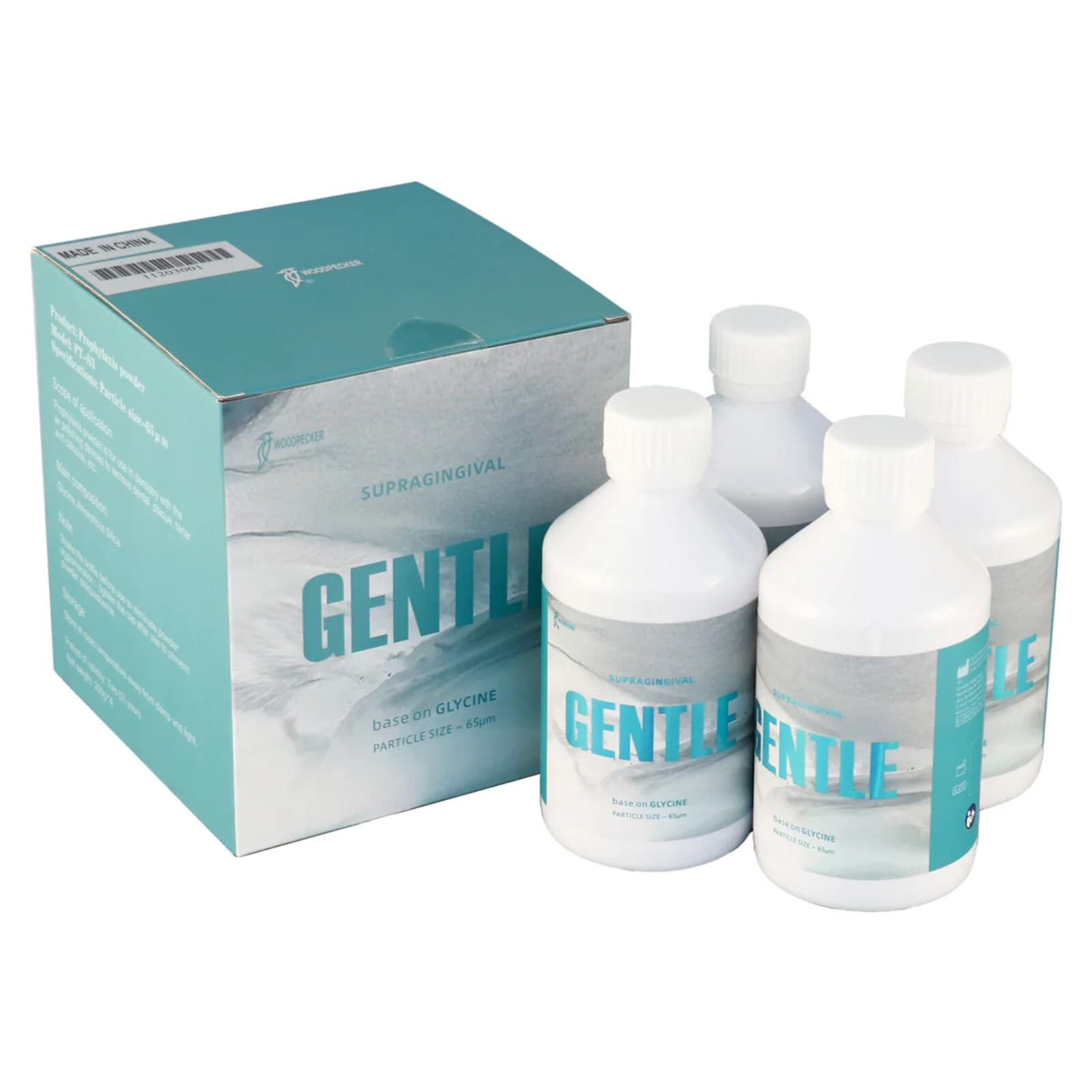 Gentle Prophy Powder, Glycine, 200g, 1/Bottle - Gentle Prophy Powder 200gm Glycine 1/Bottle - Image 1