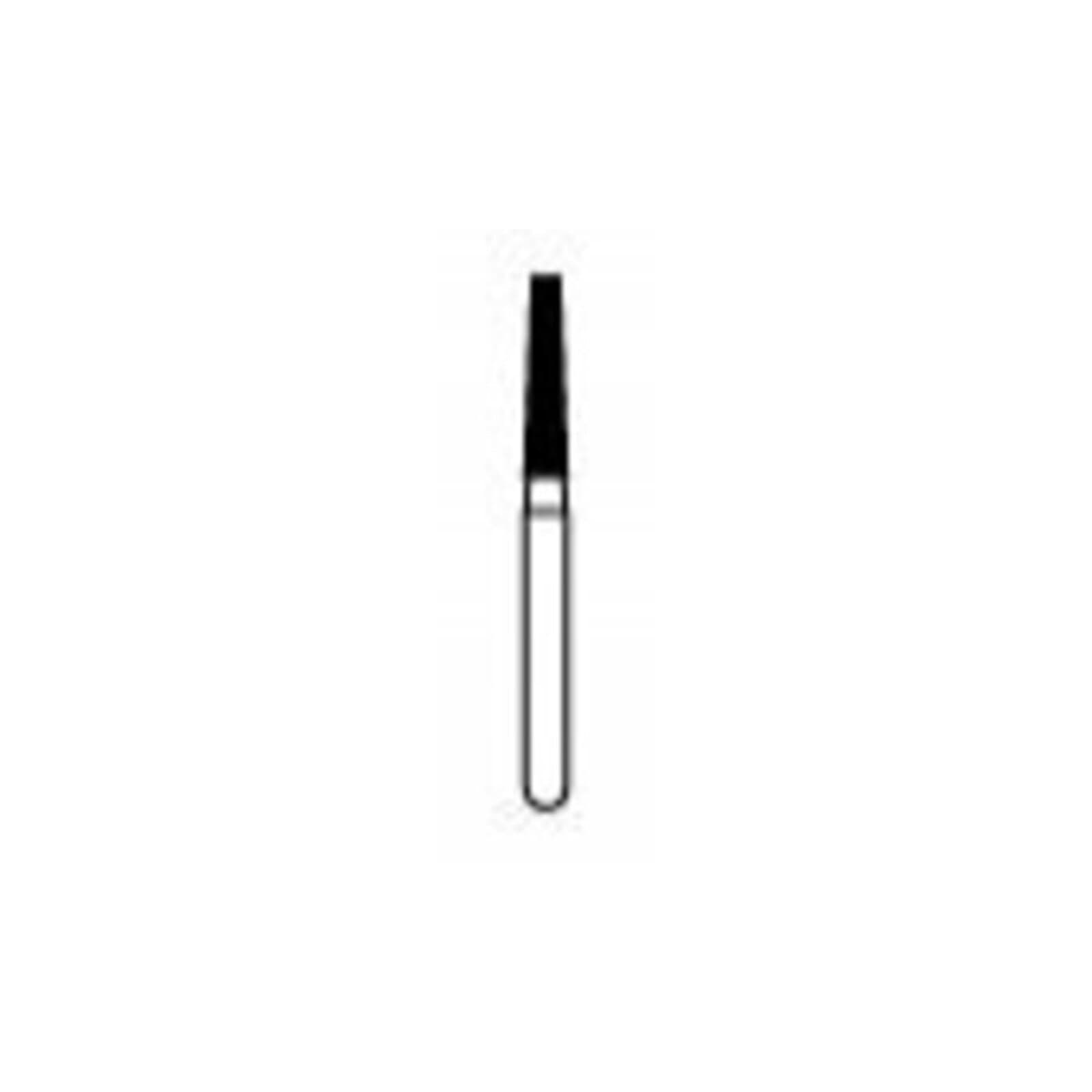 NTI Diamond Bur, FG, Taper Flat End, #F847, 1.6 mm, Fine, Red, 5/Pk, F847-016 thumbnail 3